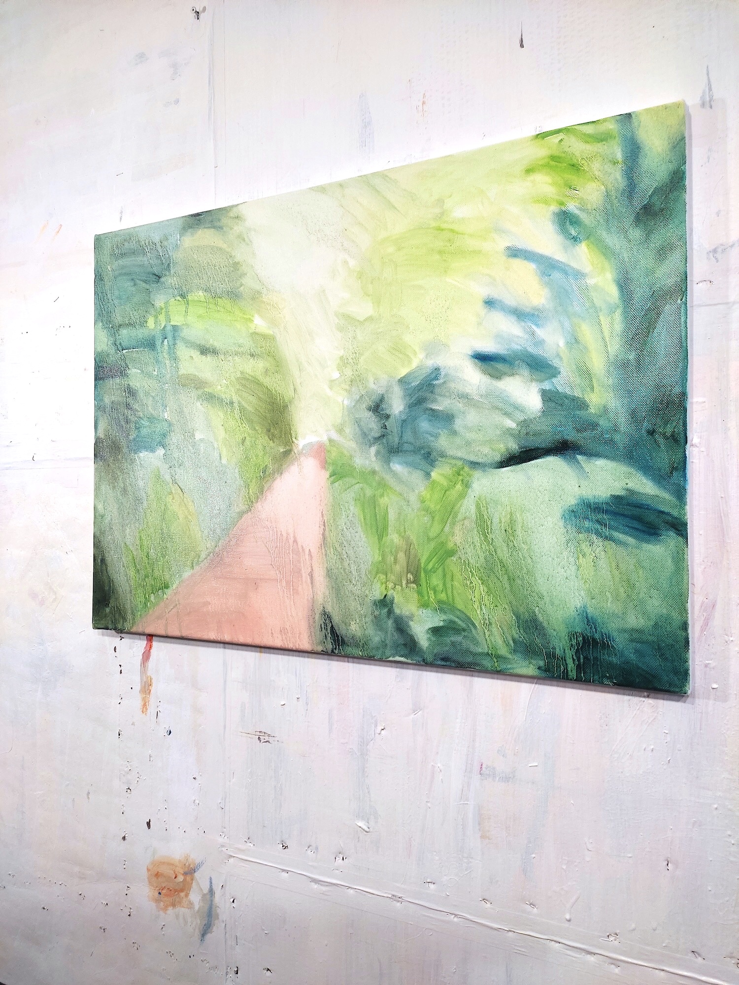malerier, æstetiske, nordisk, landskab, eskspressionisme, Scandinavisk, botanik, stemninger, forår, natur, årstider, pastel, grønne,  bomuldslærred, olie, atmosfære, smukke, samtidskunst, træer, dag, dekorative, skov, vandret, moderne-kunst, naturlig, naturealistiske, udendørs, sceneri, sommer, sol, symbolsk, rolige, vilde, københavn, Køb original kunst og kunstplakater. Malerier, tegninger, limited edition kunsttryk & plakater af dygtige kunstnere.
