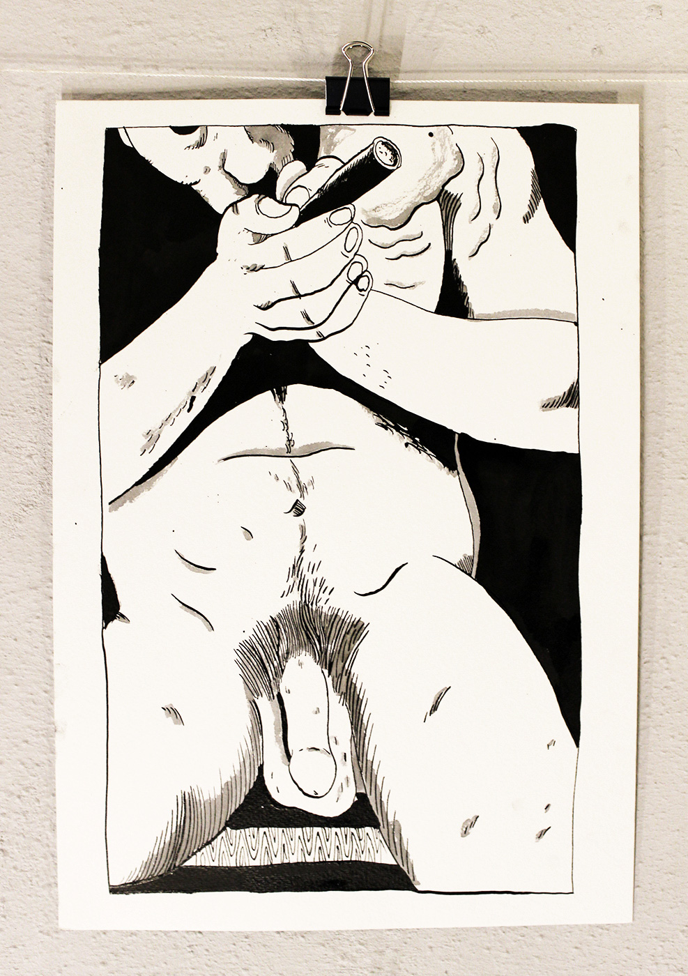 strong and expressive art illustrations and drawings, talented Danish illustrator, cartoonist