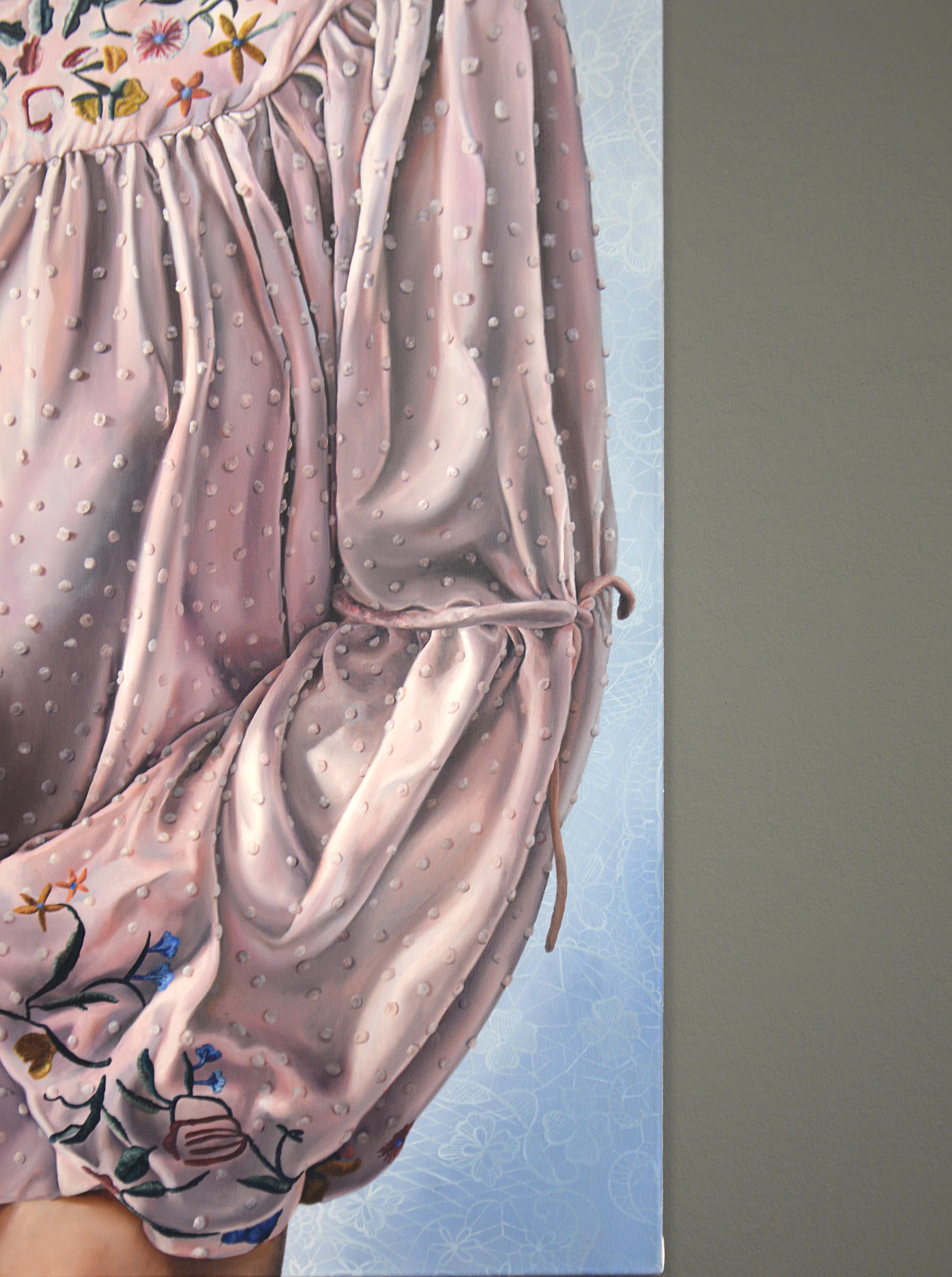 paintings, figurative, portraiture, bodies, people, sexuality, textiles, beige, blue, pastel, pink, white, cotton-canvas, oil, beautiful, clothing, contemporary-art, decorative, erotic, female, feminist, flowers, interior, interior-design, modern, modern-art, women, Buy original high quality art. Paintings, drawings, limited edition prints & posters by talented artists.