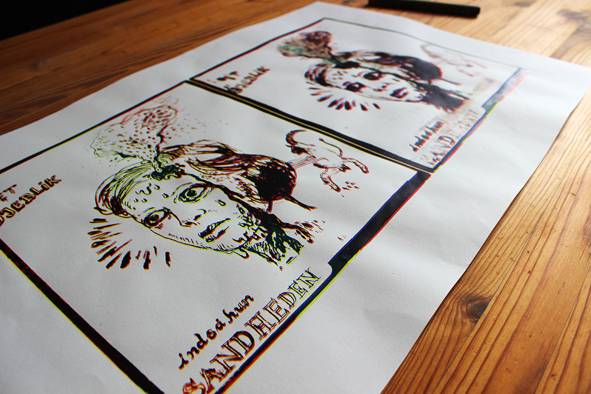 Moment Of Thruth I | Drawings | Louise Bech Pedersen | Beauton Art Gallery drawings, figurative, portraiture, bodies, people, black, green, red, white, artliner, paper, contemporary-art, danish, design, faces, female, interior, interior-design, modern, modern-art, nordic, scandinavien, women, Køb original kunst og kunstplakater. Malerier, tegninger, limited edition kunsttryk & plakater af dygtige kunstnere.