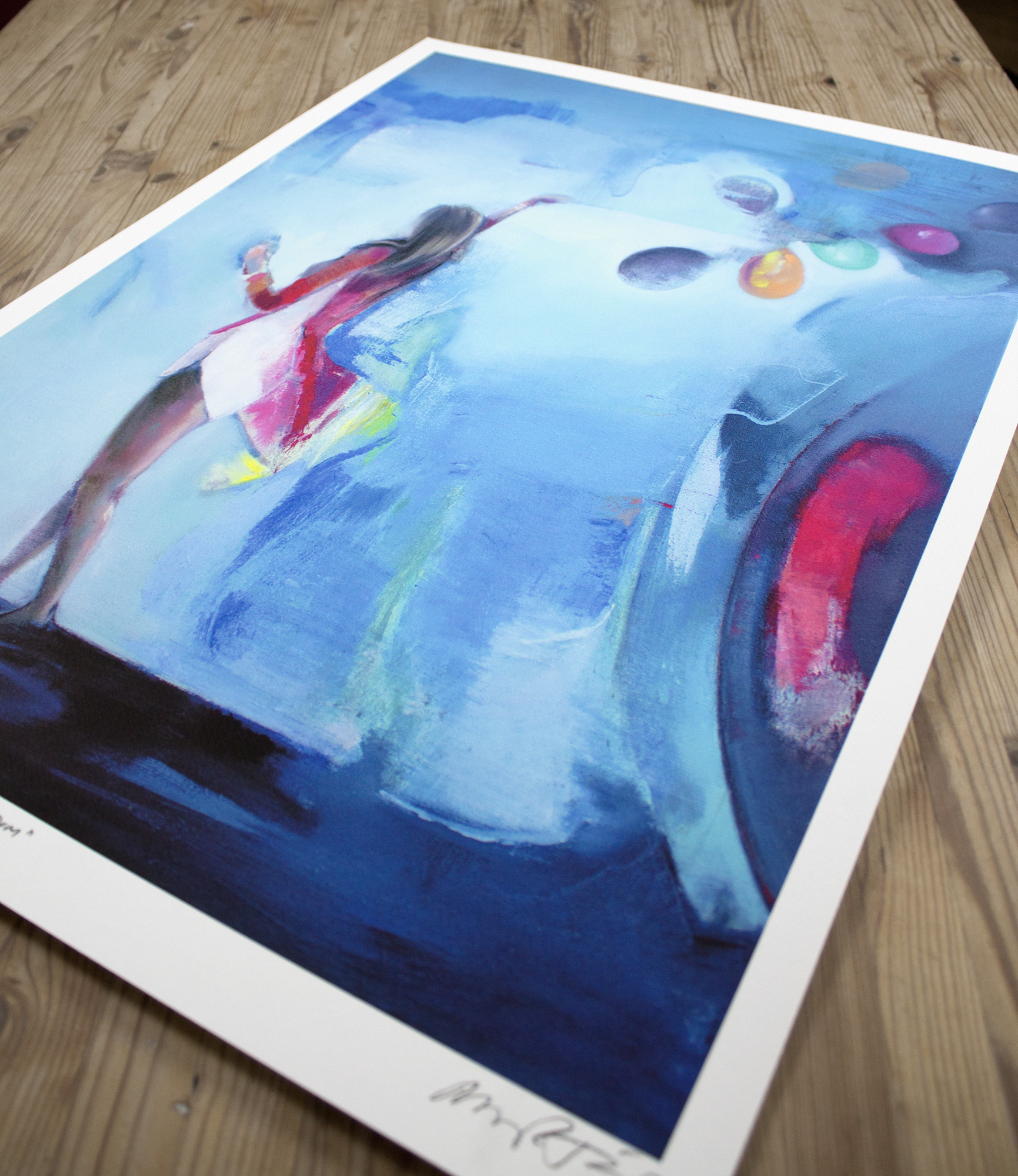 posters-prints, giclee-print, colorful, family-friendly, figurative, illustrative, pop, bodies, movement, people, sky, blue, red, paper, contemporary-art, danish, design, female, interior, interior-design, modern, modern-art, nordic, party, posters, scandinavien, women, Buy original high quality art. Paintings, drawings, limited edition prints & posters by talented artists.
