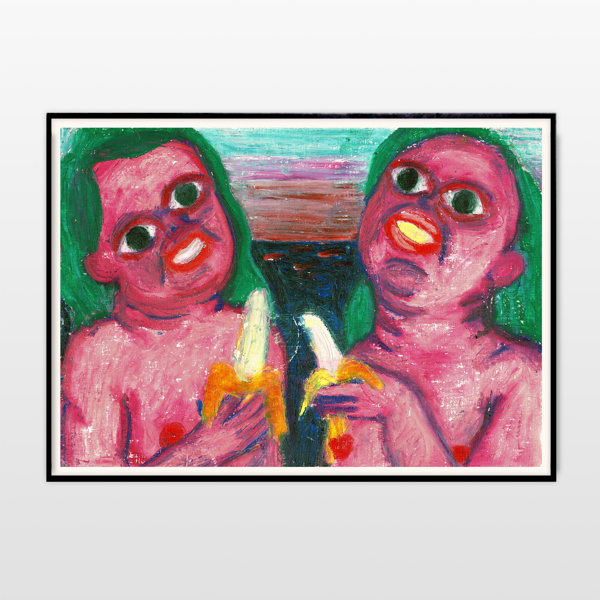 posters-prints, giclee-print, colorful, figurative, illustrative, pop, bodies, people, sexuality, green, pink, red, ink, paper, amusing, contemporary-art, decorative, design, female, feminist, interior, interior-design, love, modern, modern-art, women, Buy original high quality art. Paintings, drawings, limited edition prints & posters by talented artists.
