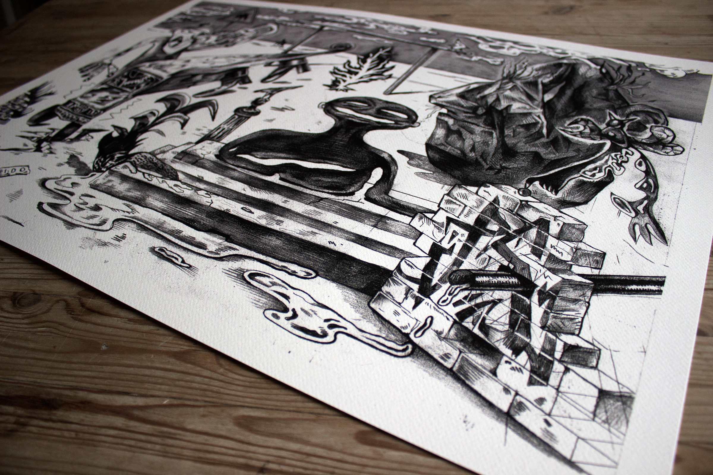 posters-prints, giclee-print, family-friendly, figurative, graphical, illustrative, landscape, monochrome, surrealistic, animals, bodies, cartoons, humor, nature, people, wildlife, black, white, ink, black-and-white, cars, danish, decorative, design, dogs, faces, interior, interior-design, modern, modern-art, nordic, plants, posters, prints, scandinavien, Buy original high quality art. Paintings, drawings, limited edition prints & posters by talented artists.