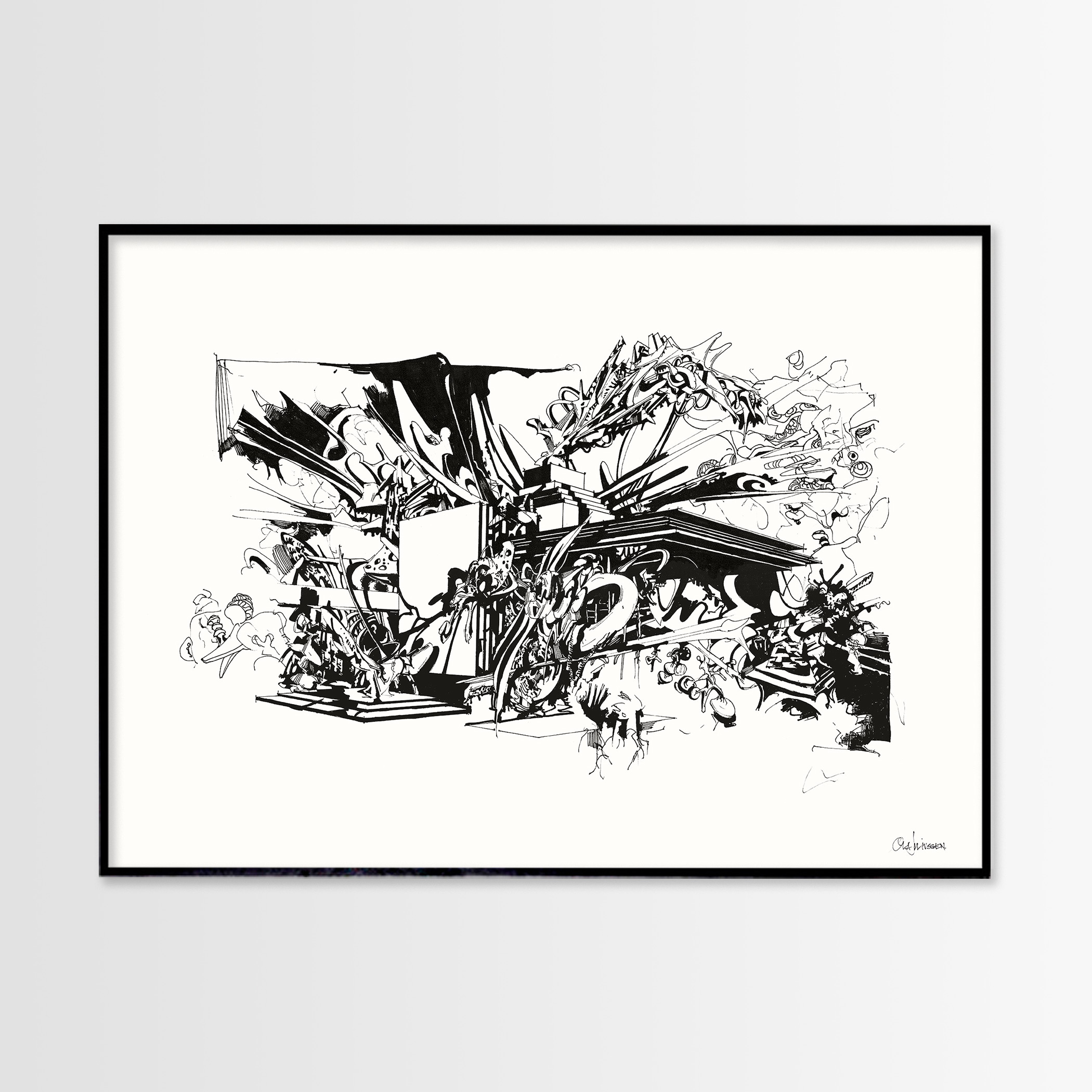 Architect Series II | Posters, Giclee | Ola Juliussen | Beauton Art Gallery posters, giclee, aesthetic, graphical, monochrome, architecture, botany, patterns, black, white, ink, paper, abstract-forms, black-and-white, buildings, cities, contemporary-art, danish, decorative, design, interior, interior-design, modern, modern-art, nordic, posters, prints, scandinavien, Buy original high quality art. Paintings, drawings, limited edition prints & posters by talented artists.