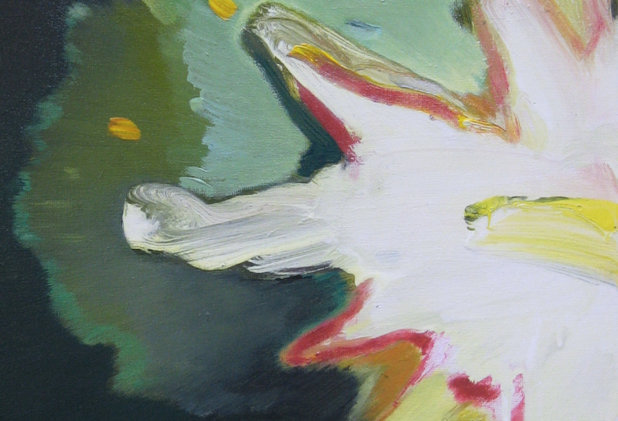 painting acrylic canvas origami paper airplane green explosion expressive drama airplane marck fink