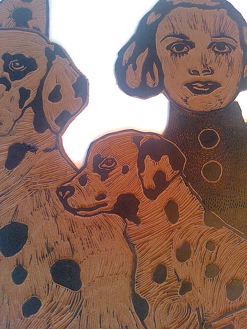 art-prints, linocuts, engravings, animal, family-friendly, figurative, graphical, portraiture, bodies, cartoons, humor, pets, black, white, acrylic, ink, paper, amusing, copenhagen, cute, danish, decorative, design, dogs, female, interior, interior-design, nordic, scandinavien, women, Buy original high quality art. Paintings, drawings, limited edition prints & posters by talented artists.