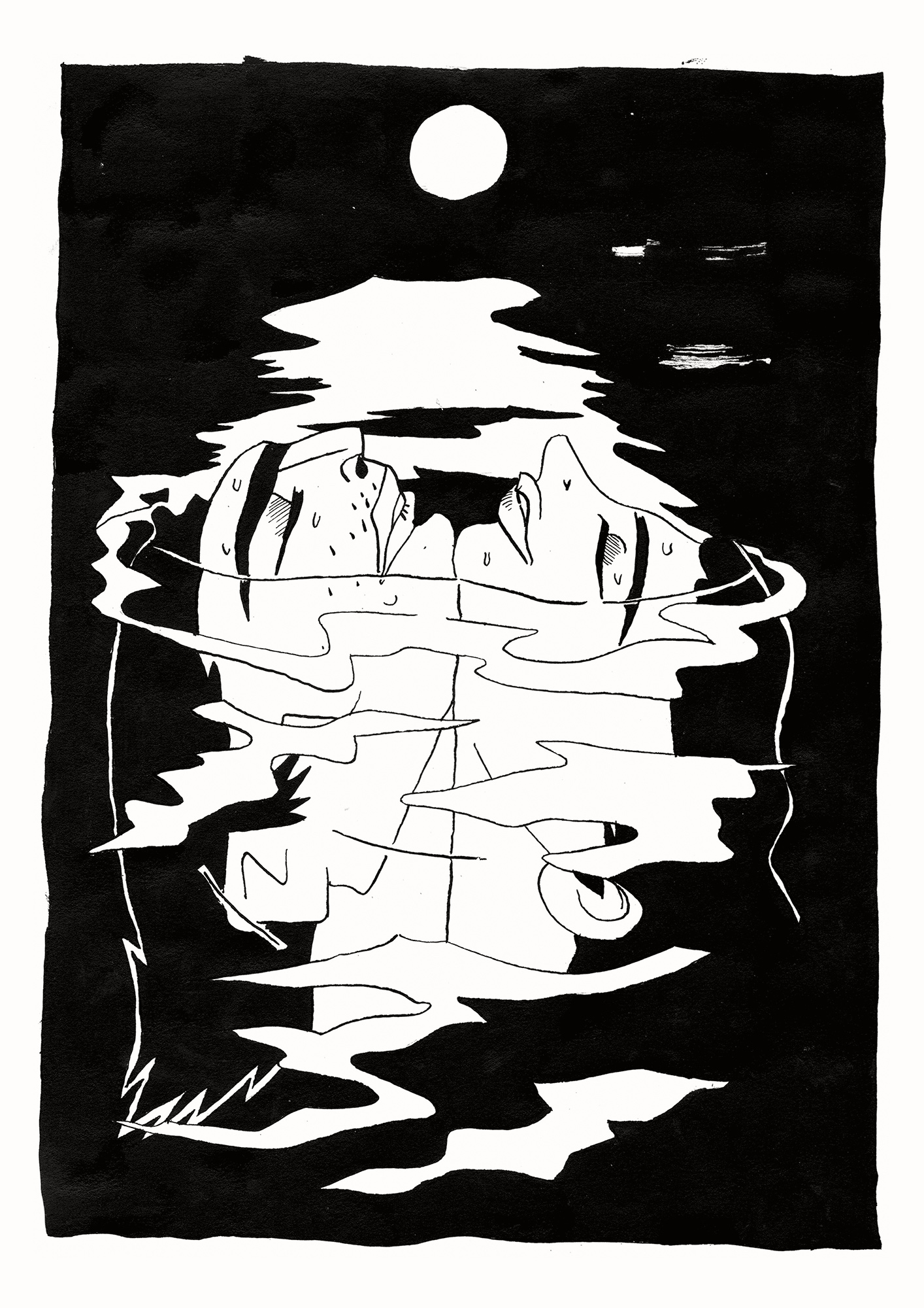 Faces | Posters-prints, Giclee-print | Halfdan Pisket | Beauton Art Gallery posters-prints, giclee-print, expressive, figurative, illustrative, portraiture, bodies, nature, oceans, people, black, white, ink, paper, beautiful, black-and-white, contemporary-art, danish, decorative, design, faces, interior, interior-design, love, modern, modern-art, nordic, posters, scandinavien, water, Buy original high quality art. Paintings, drawings, limited edition prints & posters by talented artists.