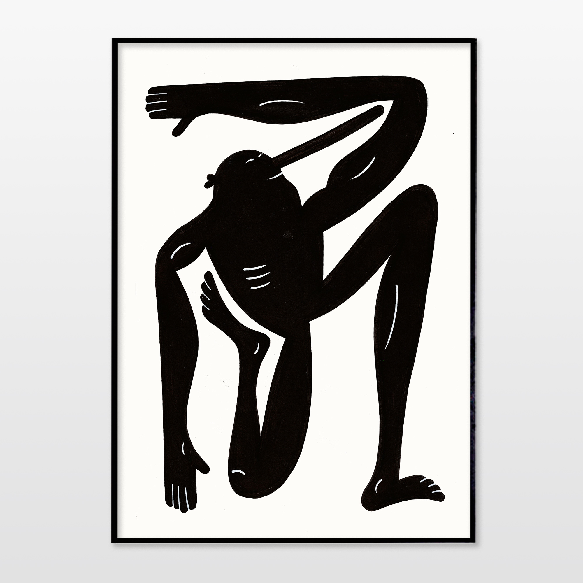 posters-prints, giclee-print, family-friendly, figurative, graphical, illustrative, bodies, cartoons, humor, movement, people, sport, blue, ink, paper, amusing, contemporary-art, interior, interior-design, modern, modern-art, nordic, posters, prints, scandinavien, Buy original high quality art. Paintings, drawings, limited edition prints & posters by talented artists.
