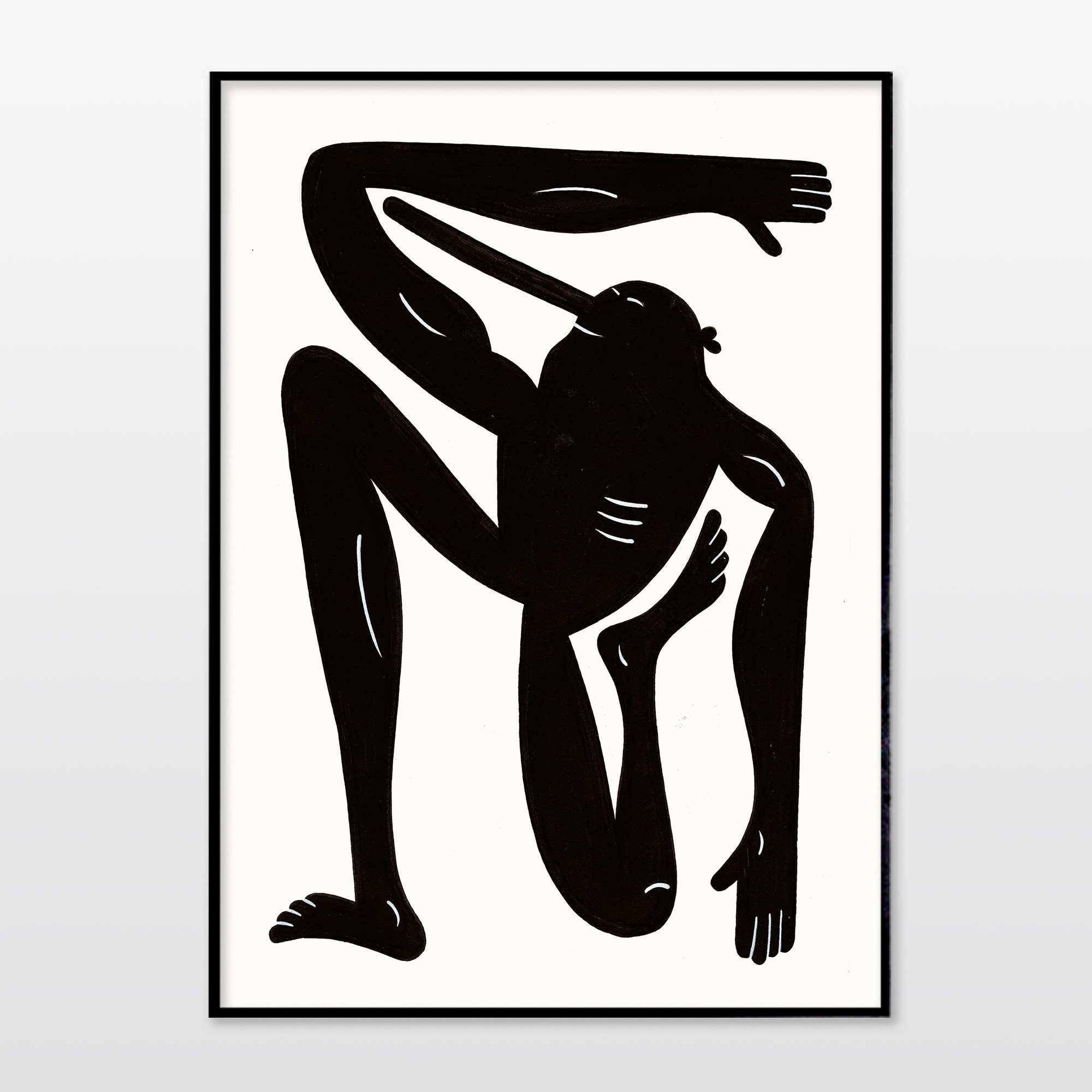 art-prints, giclee, family-friendly, figurative, graphical, illustrative, minimalistic, bodies, cartoons, humor, movement, people, sport, blue, ink, paper, amusing, contemporary-art, copenhagen, danish, interior, interior-design, modern, modern-art, nordic, posters, prints, scandinavien, Buy original high quality art. Paintings, drawings, limited edition prints & posters by talented artists.