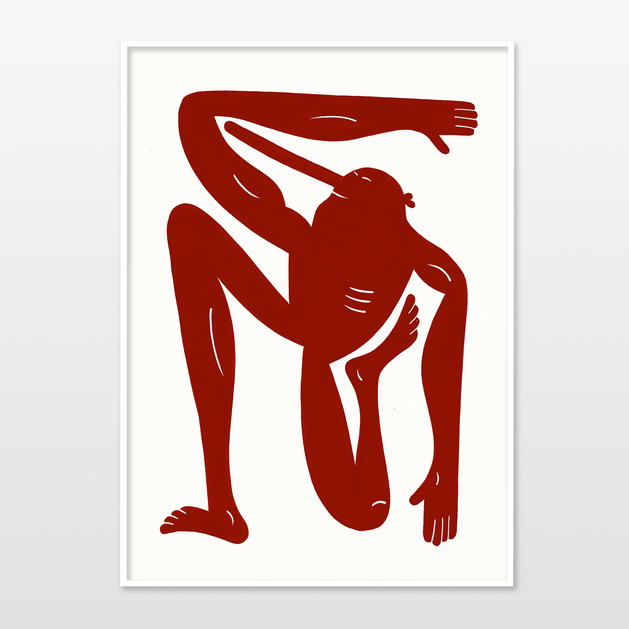 art-prints, giclee, family-friendly, figurative, graphical, illustrative, bodies, humor, movement, people, sport, red, ink, paper, amusing, contemporary-art, copenhagen, danish, decorative, design, interior, interior-design, modern, modern-art, nordic, posters, Buy original high quality art. Paintings, drawings, limited edition prints & posters by talented artists.