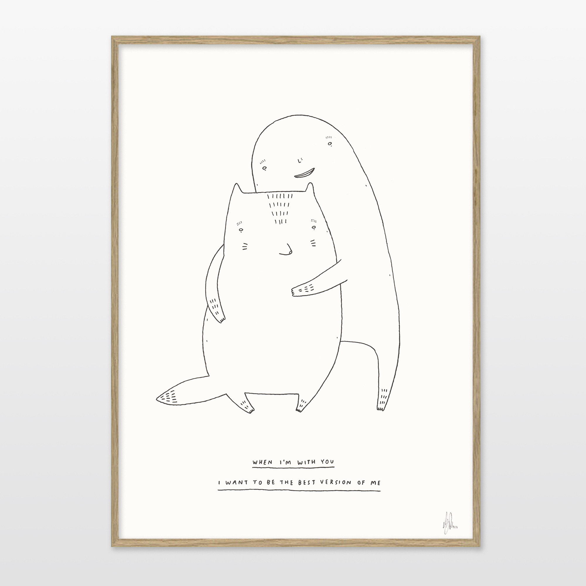 posters-prints, giclee-print, family-friendly, graphical, illustrative, cartoons, humor, black, white, artliner, ink, paper, amusing, copenhagen, cute, danish, decorative, design, interior, interior-design, love, modern, modern-art, nordic, scandinavien, street-art, Buy original high quality art. Paintings, drawings, limited edition prints & posters by talented artists.