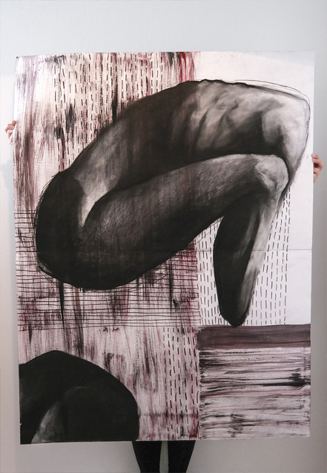 Otoczak | Drawings | Zuzanna Sitarska | Beauton Art Gallery drawings, abstract, aesthetic, expressive, figurative, illustrative, portraiture, bodies, patterns, sexuality, black, violet, white, acrylic, charcoal, paper, abstract-forms, beautiful, contemporary-art, danish, decorative, design, interior, interior-design, men, modern, modern-art, nordic, nude, pretty, scandinavien, Buy original high quality art. Paintings, drawings, limited edition prints & posters by talented artists.