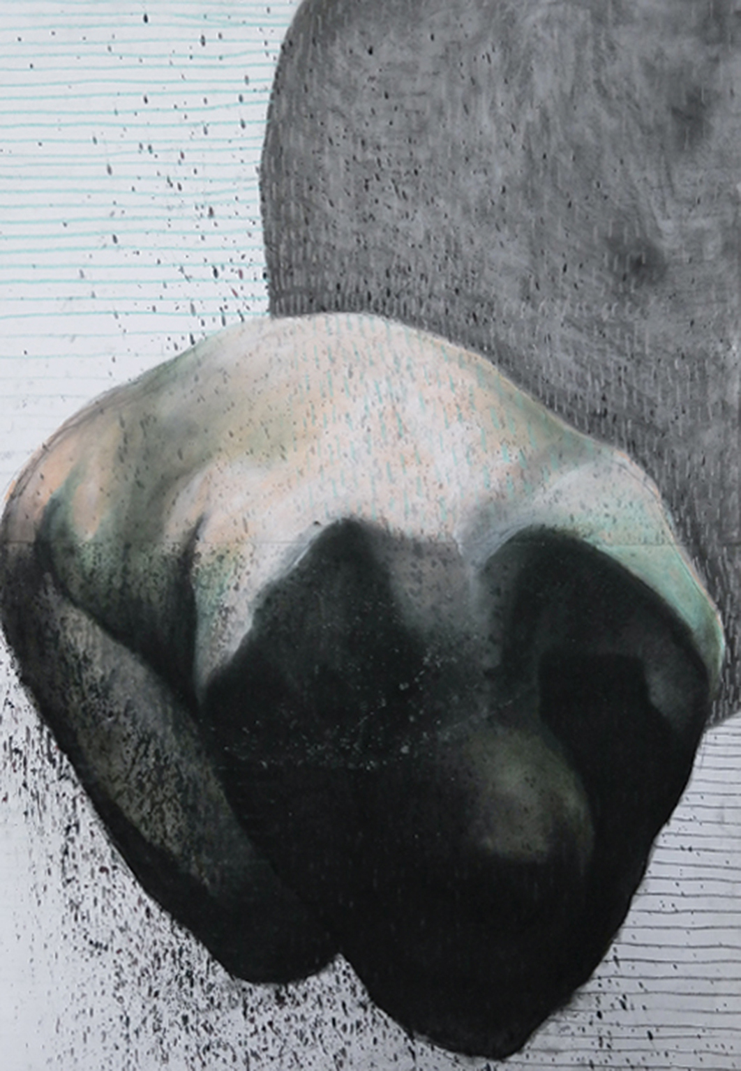 Pray II | Drawings | Zuzanna Sitarska | Beauton Art Gallery drawings, abstract, aesthetic, figurative, portraiture, sexuality, black, grey, white, acrylic, charcoal, paper, abstract-forms, beautiful, contemporary-art, danish, decorative, design, interior, interior-design, modern, modern-art, nordic, nude, pretty, scandinavien, Buy original high quality art. Paintings, drawings, limited edition prints & posters by talented artists.