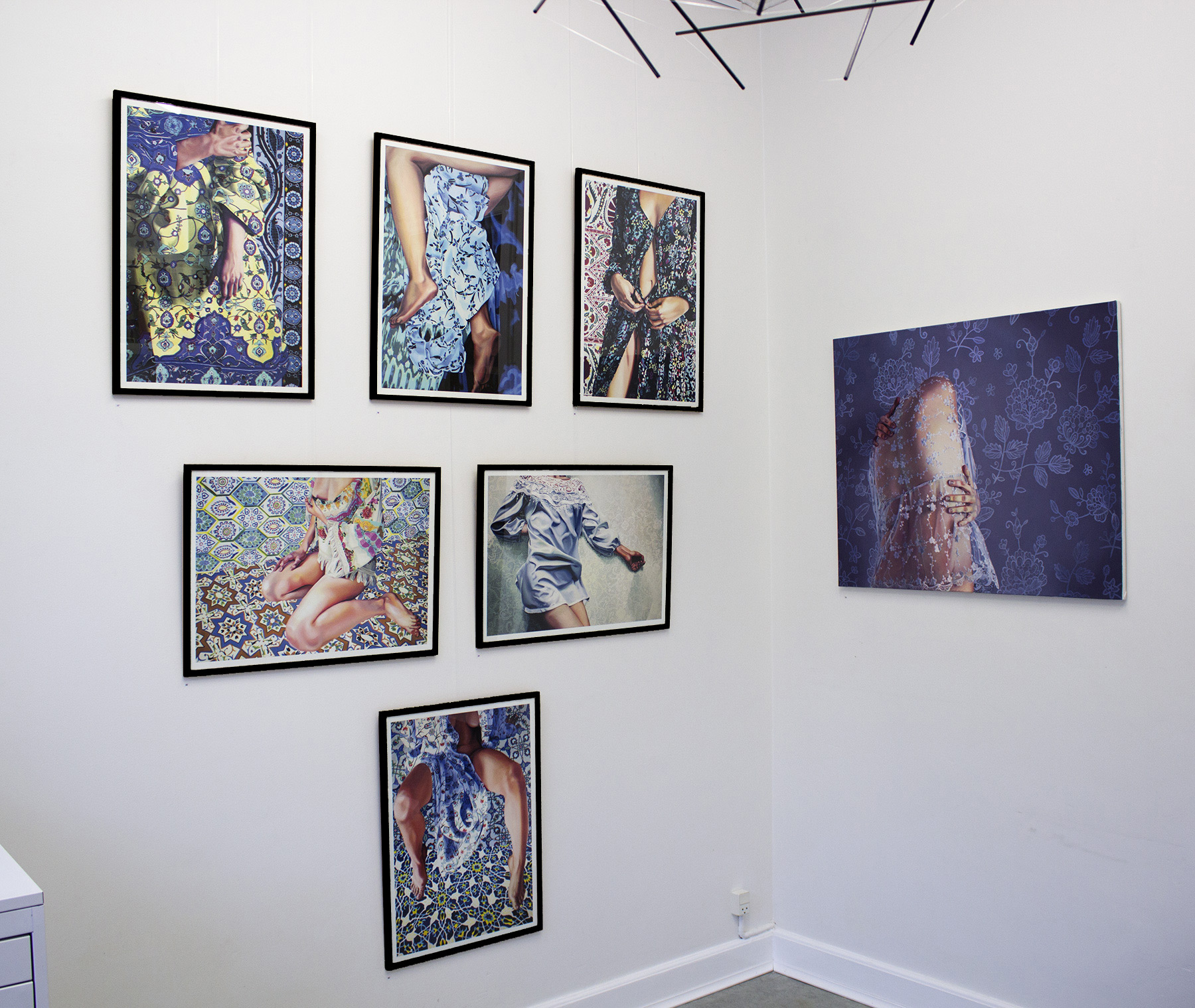 Act of Pattern VIII | Posters-prints, Giclee-print | Aleksandra Kalisz | Beauton Art Gallery posters-prints, giclee-print, aesthetic, figurative, landscape, bodies, botany, patterns, sexuality, beige, blue, grey, white, ink, paper, danish, decorative, design, female, flowers, interior, interior-design, natural, naturalism, nordic, plants, romantic, scandinavien, women, Buy original high quality art. Paintings, drawings, limited edition prints & posters by talented artists.