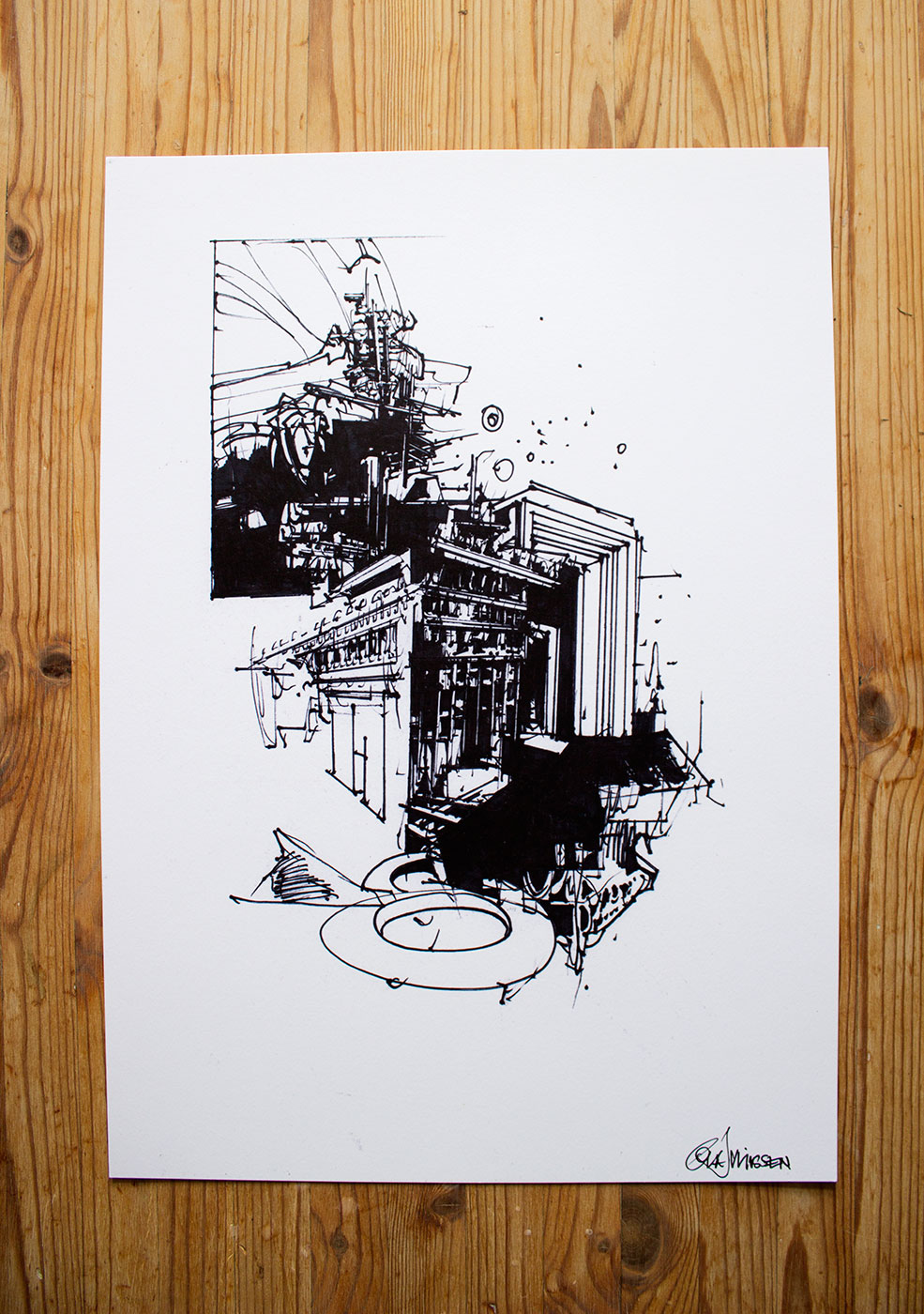 art-prints, gliceé, aesthetic, illustrative, monochrome, architecture, black, white, ink, paper, abstract-forms, architectural, black-and-white, buildings, decorative, expressionism, graffiti, male, sketch, urban, Buy original high quality art. Paintings, drawings, limited edition prints & posters by talented artists.