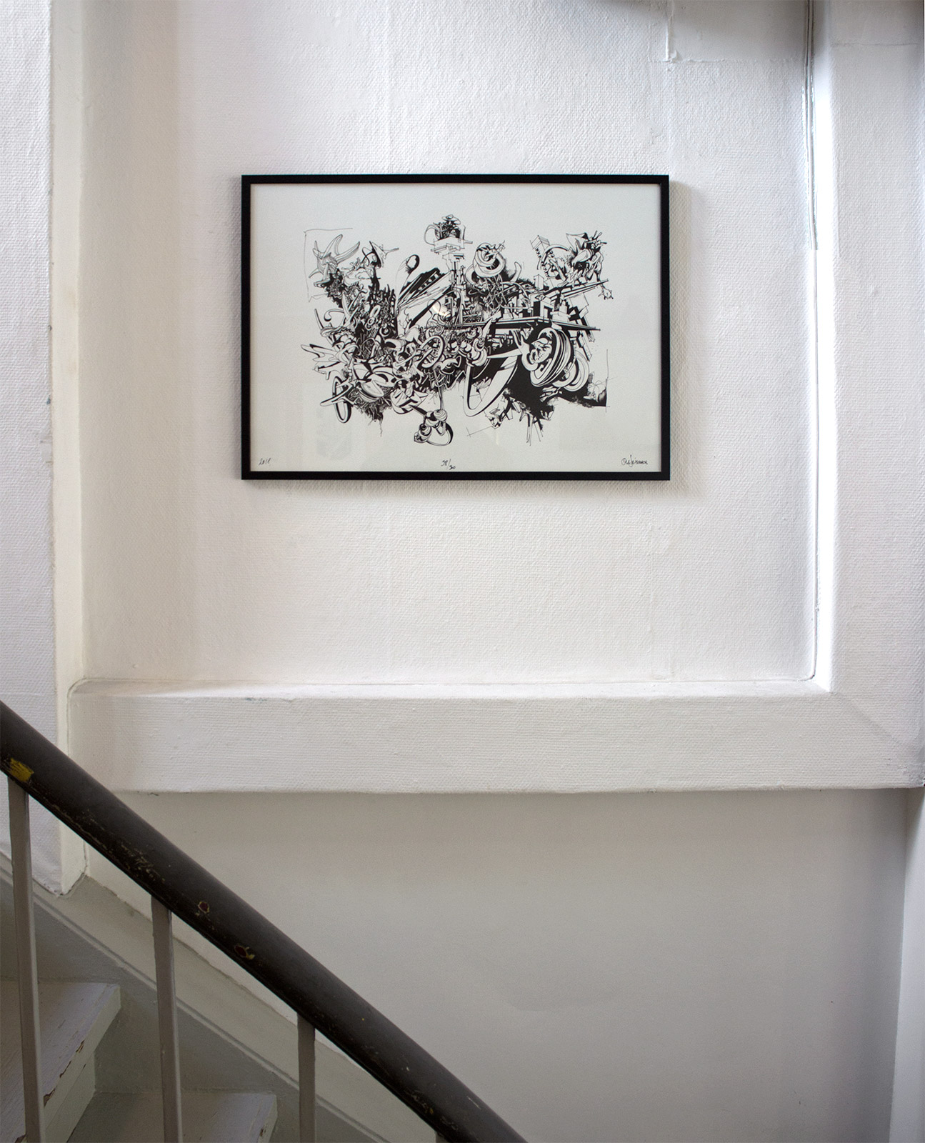 Architect Series V | Posters, Giclee | Ola Juliussen | Beauton Art Gallery posters, giclee, aesthetic, graphical, monochrome, architecture, botany, nature, patterns, technology, black, white, ink, paper, abstract-forms, architectural, black-and-white, buildings, contemporary-art, dance, design, graffiti, interior, interior-design, modern, modern-art, nordic, plants, scandinavien, Buy original high quality art. Paintings, drawings, limited edition prints & posters by talented artists.