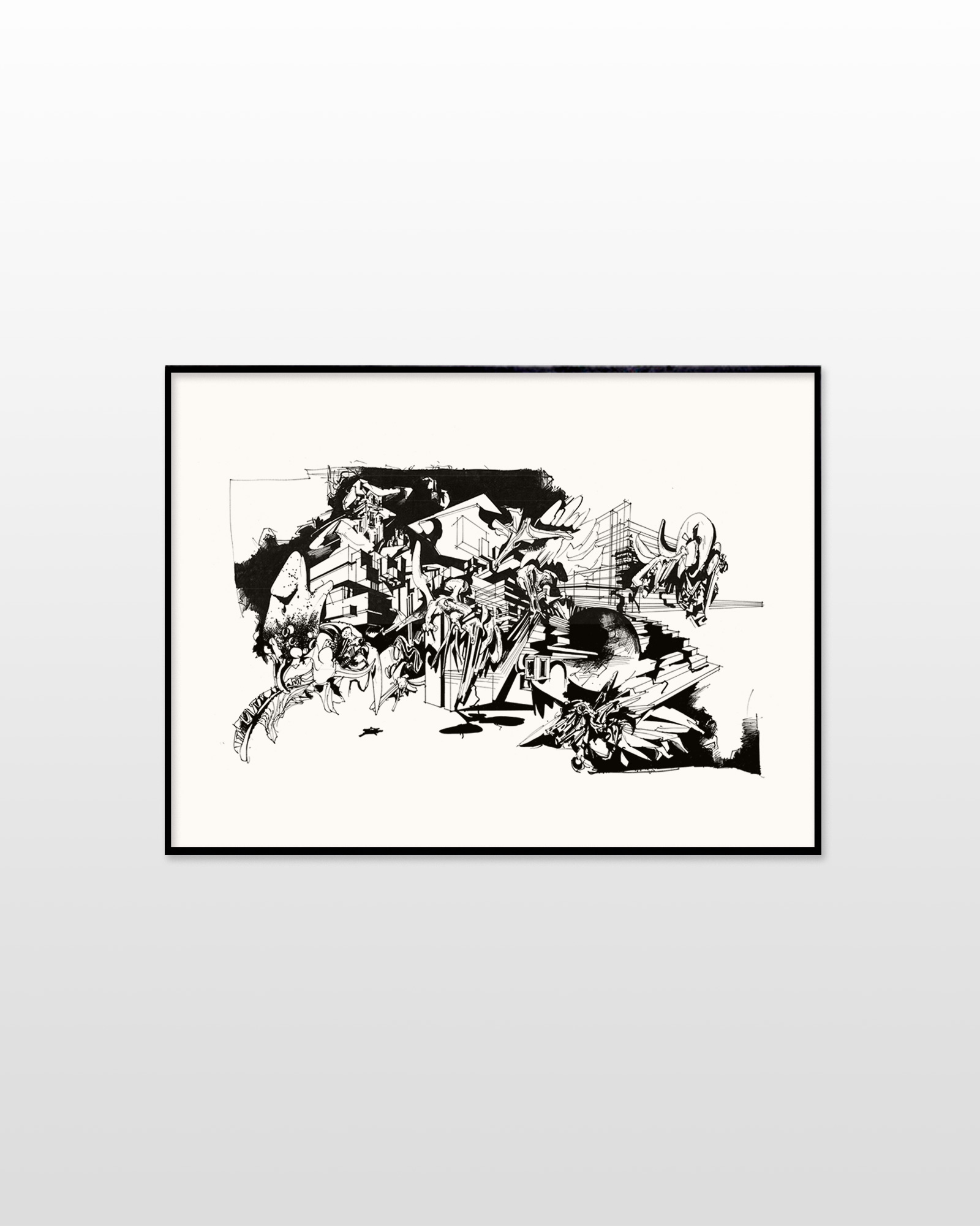 art-prints, gliceé, aesthetic, graphical, monochrome, pop, architecture, botany, patterns, black, white, ink, paper, abstract-forms, architectural, black-and-white, buildings, design, interior, interior-design, Buy original high quality art. Paintings, drawings, limited edition prints & posters by talented artists.