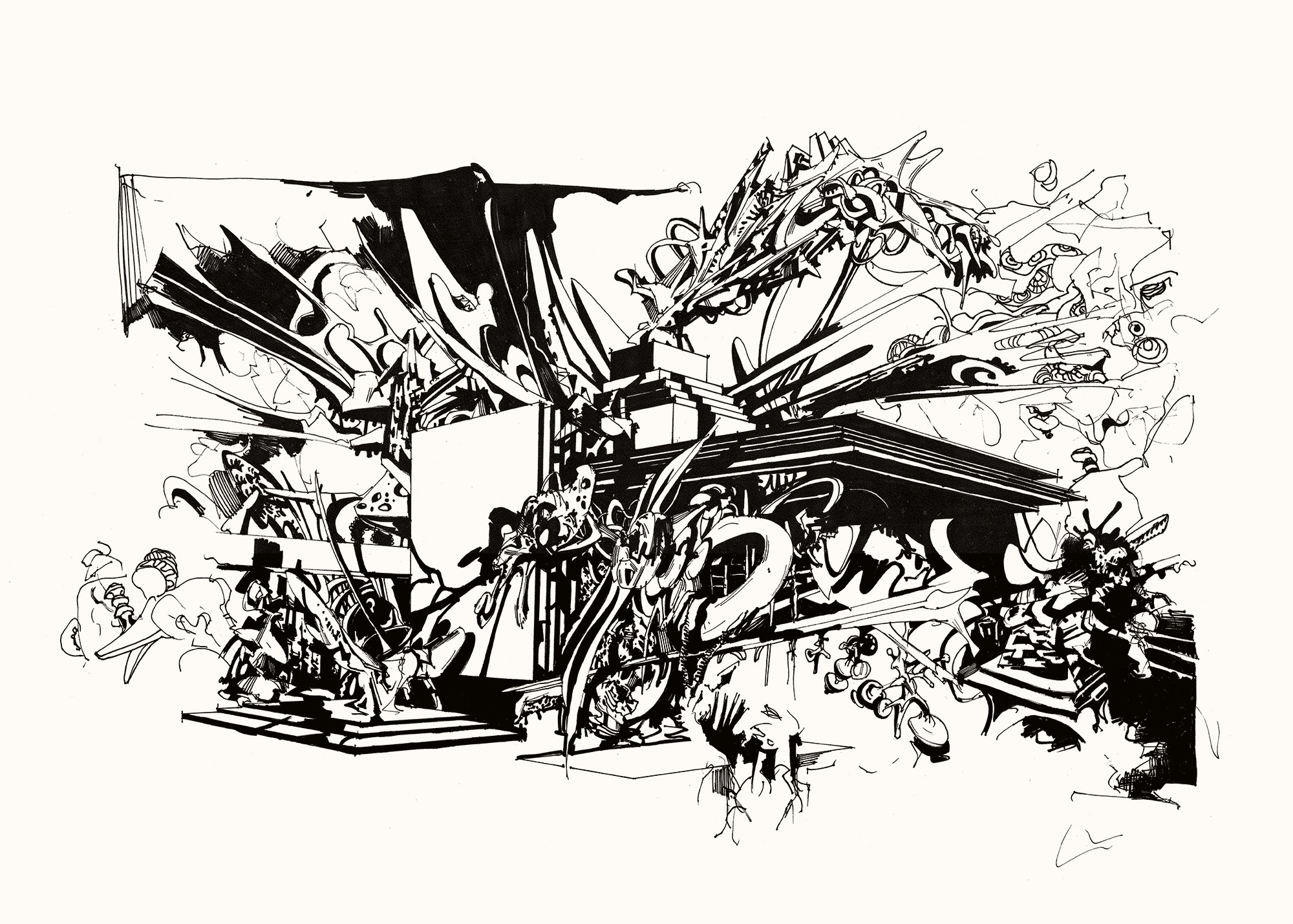 Architect Series II | Posters, Giclee | Ola Juliussen | Beauton Art Gallery posters, giclee, aesthetic, graphical, monochrome, architecture, botany, patterns, black, white, ink, paper, abstract-forms, black-and-white, buildings, cities, contemporary-art, danish, decorative, design, interior, interior-design, modern, modern-art, nordic, posters, prints, scandinavien, Buy original high quality art. Paintings, drawings, limited edition prints & posters by talented artists.