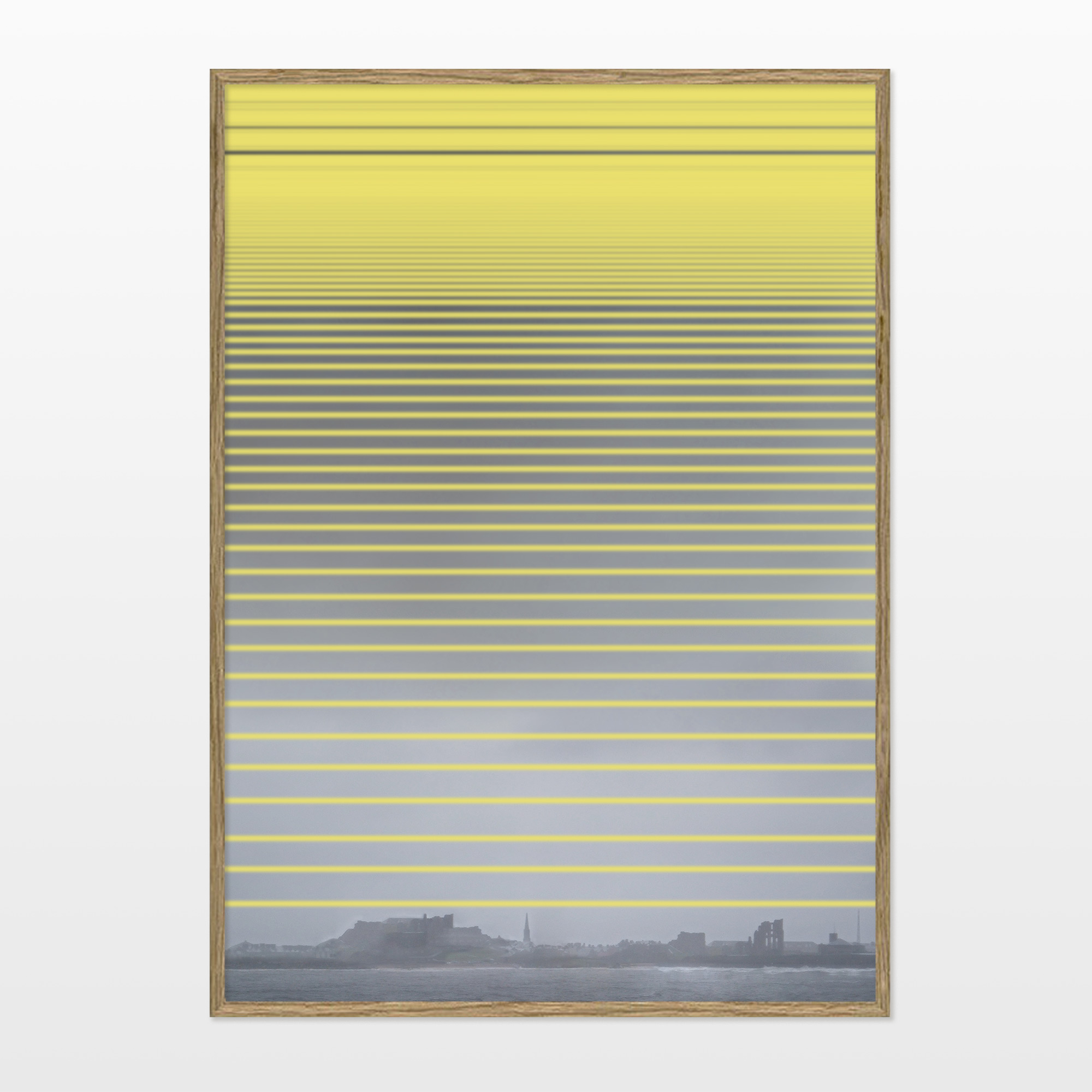 Northern Lights | Posters-prints, Giclee-print | Rose Marie Brøgger | Beauton Art Gallery posters-prints, giclee-print, aesthetic, figurative, graphical, illustrative, landscape, architecture, oceans, sky, grey, yellow, ink, paper, beautiful, danish, decorative, design, interior, interior-design, modern, modern-art, nordic, posters, pretty, scandinavien, sea, Buy original high quality art. Paintings, drawings, limited edition prints & posters by talented artists.