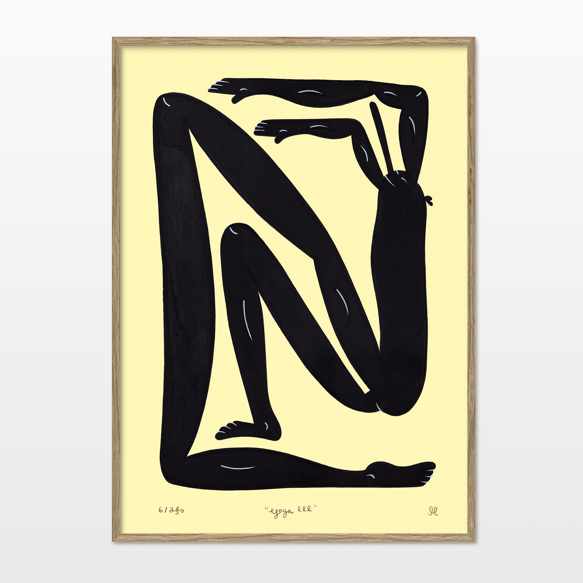 posters-prints, giclee-print, family-friendly, figurative, graphical, illustrative, monochrome, pop, bodies, cartoons, humor, movement, people, beige, black, ink, paper, amusing, contemporary-art, danish, decorative, design, interior, interior-design, modern, modern-art, nordic, posters, prints, scandinavien, Buy original high quality art. Paintings, drawings, limited edition prints & posters by talented artists.