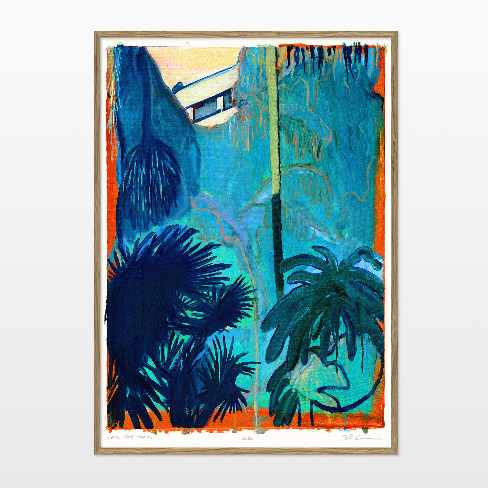 posters-prints, giclee-print, aesthetic, colorful, figurative, illustrative, landscape, botany, nature, blue, green, orange, turquoise, ink, paper, beautiful, contemporary-art, danish, design, forest, interior, interior-design, modern, modern-art, nordic, plants, posters, prints, scandinavien, Buy original high quality art. Paintings, drawings, limited edition prints & posters by talented artists.