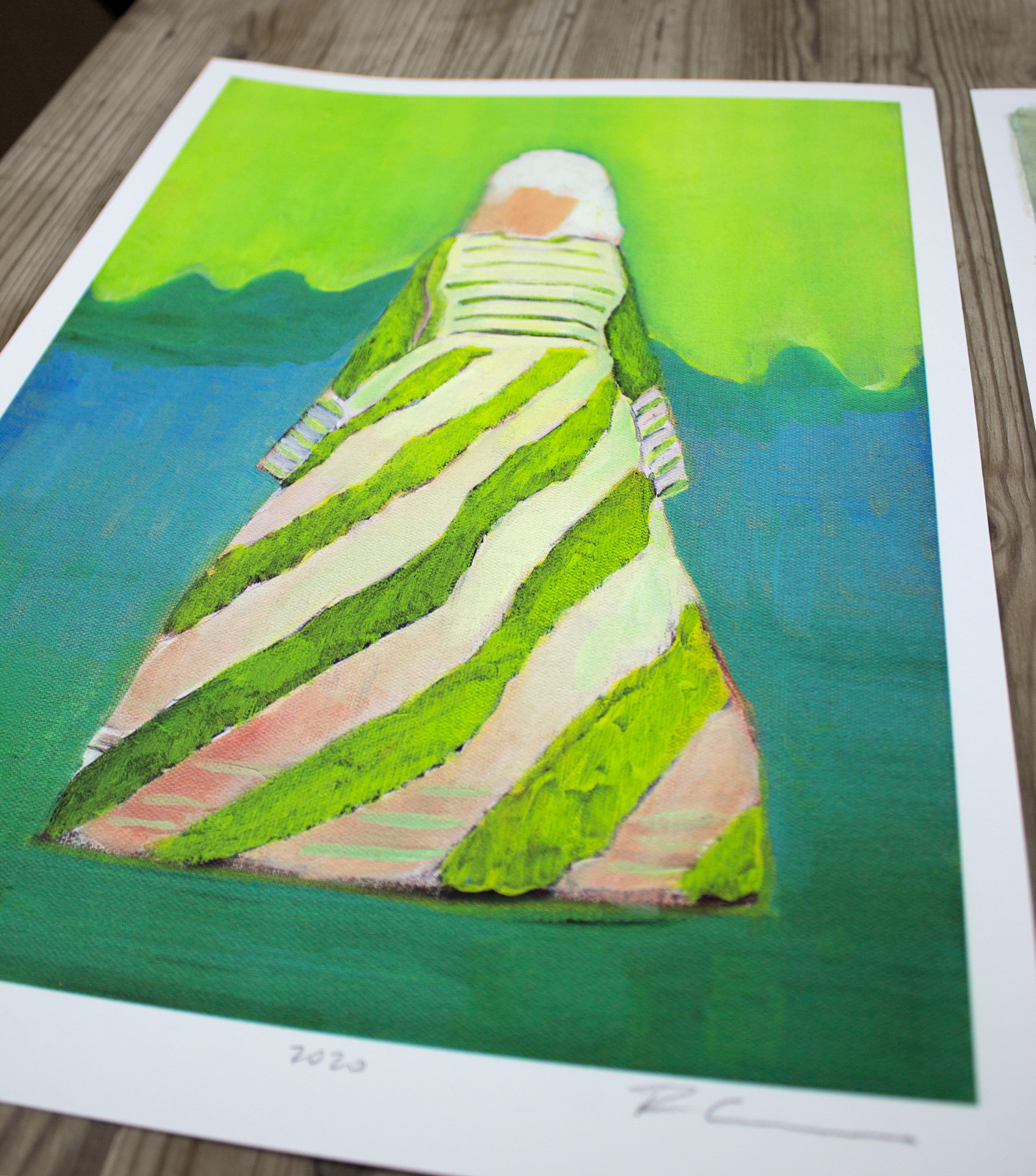 Lemon Woman | Posters-prints, Giclee-print | Rafael Guerrero Céspedes | Beauton Art Gallery posters-prints, giclee-print, aesthetic, colorful, figurative, graphical, portraiture, bodies, patterns, people, beige, blue, green, pink, turquoise, ink, paper, beautiful, contemporary-art, danish, decorative, female, interior, interior-design, modern, modern-art, nordic, posters, scandinavien, women, Buy original high quality art. Paintings, drawings, limited edition prints & posters by talented artists.