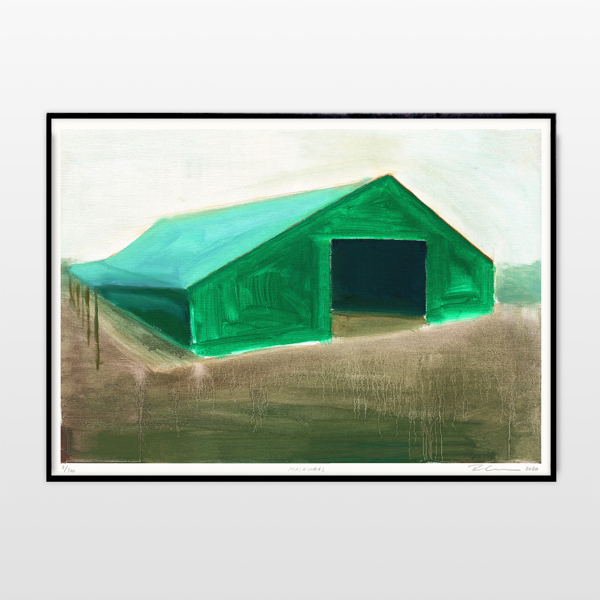 Machine Hall | Posters-prints, Giclee-print | Rafael Guerrero Céspedes | Beauton Art Gallery posters-prints, giclee-print, aesthetic, figurative, illustrative, landscape, still-life, botany, nature, beige, brown, green, turquoise, ink, paper, beautiful, buildings, contemporary-art, design, interior, interior-design, modern, nordic, posters, scandinavien, Buy original high quality art. Paintings, drawings, limited edition prints & posters by talented artists.