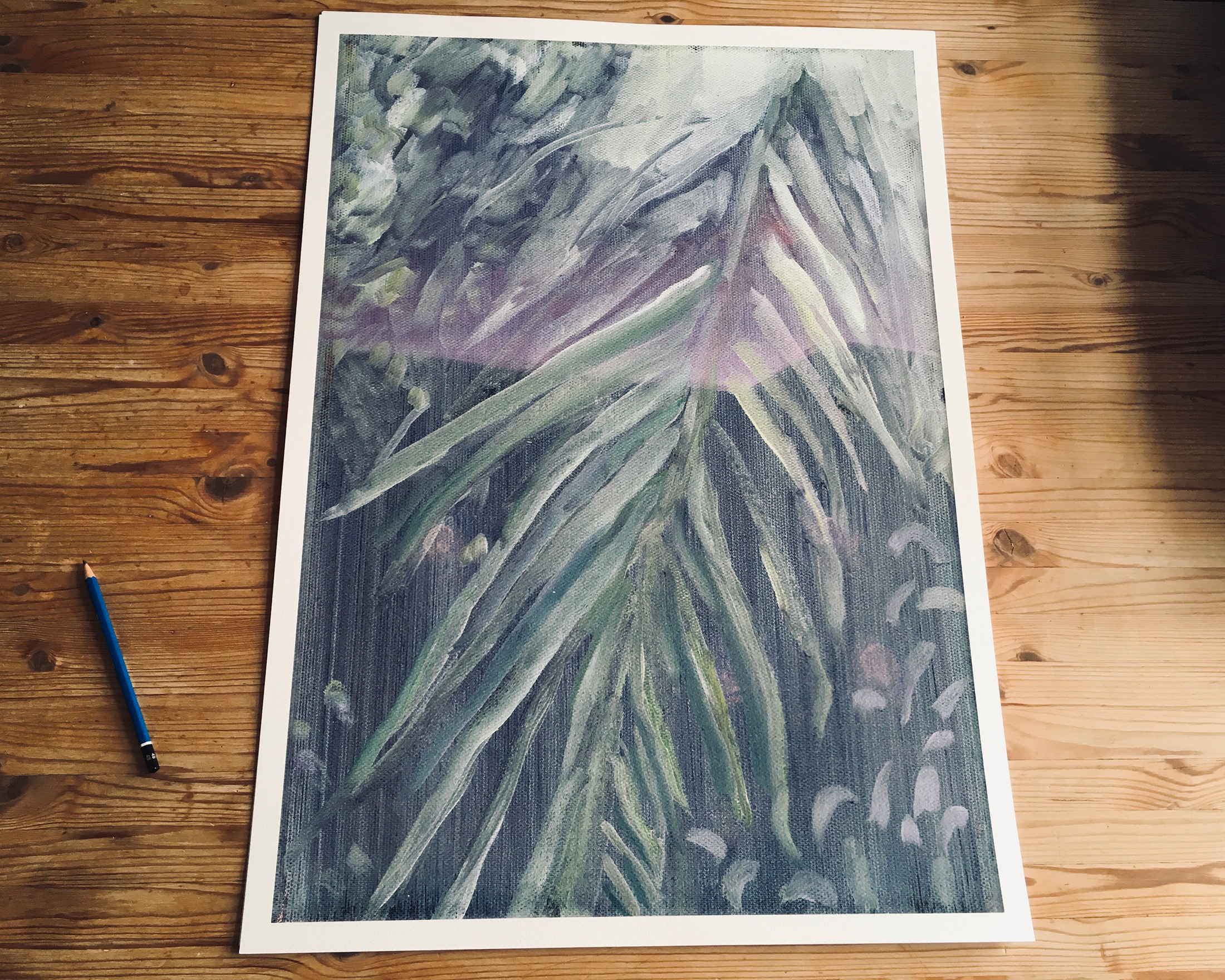 Nordic Refuge Edt. | Posters-prints, Giclee-print | Rafael Guerrero Céspedes | Beauton Art Gallery posters-prints, giclee-print, colorful, figurative, graphical, illustrative, botany, nature, blue, green, purple, turquoise, ink, contemporary-art, danish, decorative, design, flowers, forest, interior, interior-design, modern, modern-art, nordic, plants, scandinavien, Buy original high quality art. Paintings, drawings, limited edition prints & posters by talented artists.