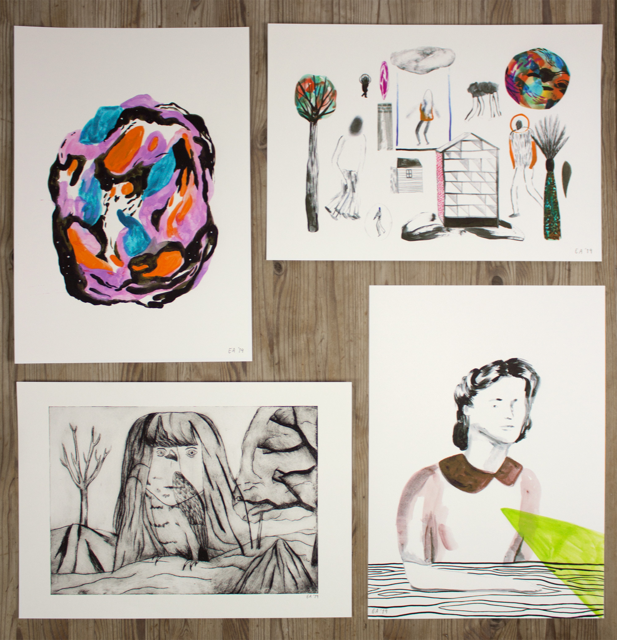 Abstract | Posters-prints, Giclee-print | Emilie Aastrup | Beauton Art Gallery posters-prints, giclee-print, abstract, colorful, graphical, illustrative, botany, movement, patterns, black, blue, orange, purple, ink, paper, abstract-forms, beautiful, contemporary-art, danish, decorative, design, interior, interior-design, modern, modern-art, nordic, romantic, scandinavien, Buy original high quality art. Paintings, drawings, limited edition prints & posters by talented artists.