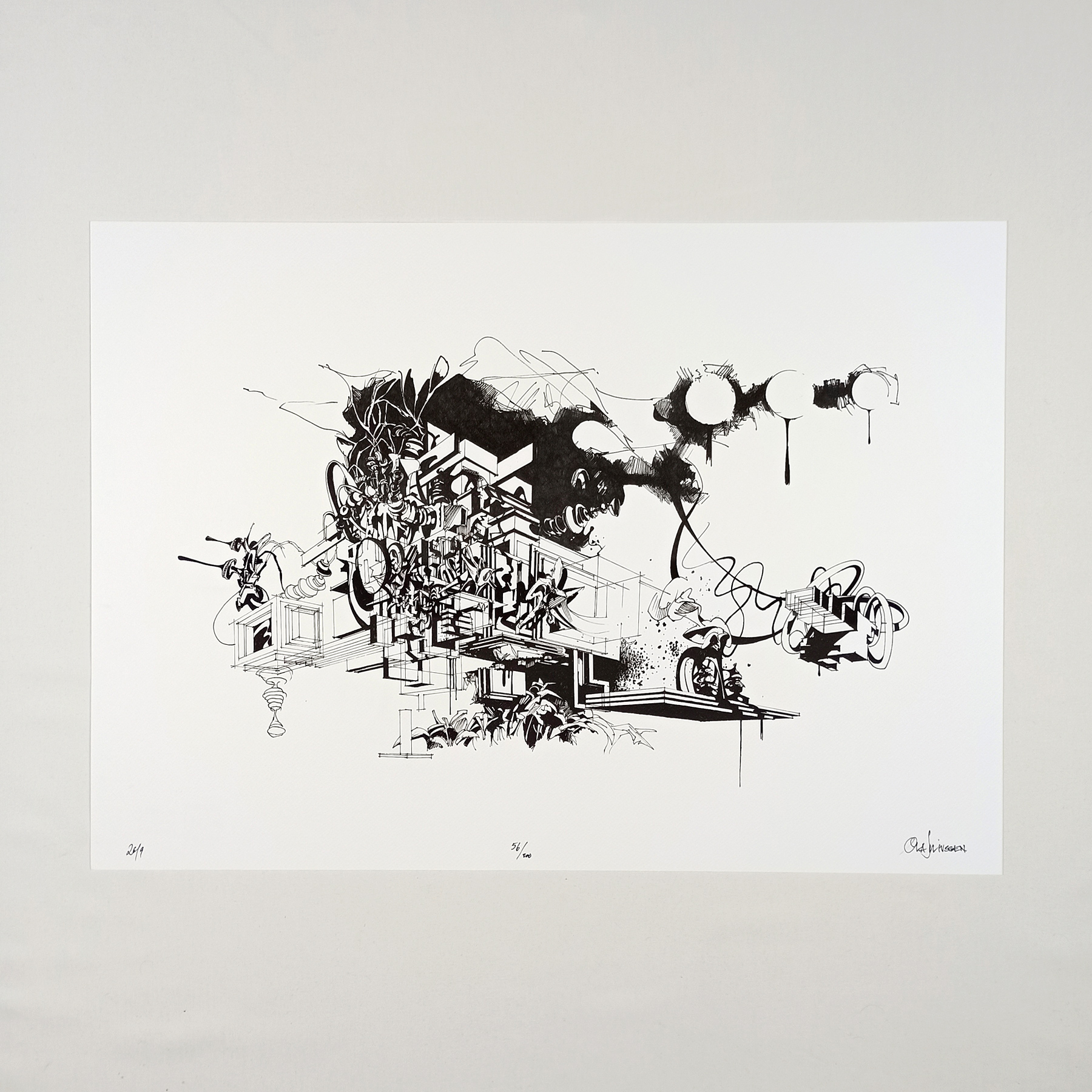 posters-prints, giclee-print, illustrative, architecture, black, paper, posters, Buy original high quality art. Paintings, drawings, limited edition prints & posters by talented artists.