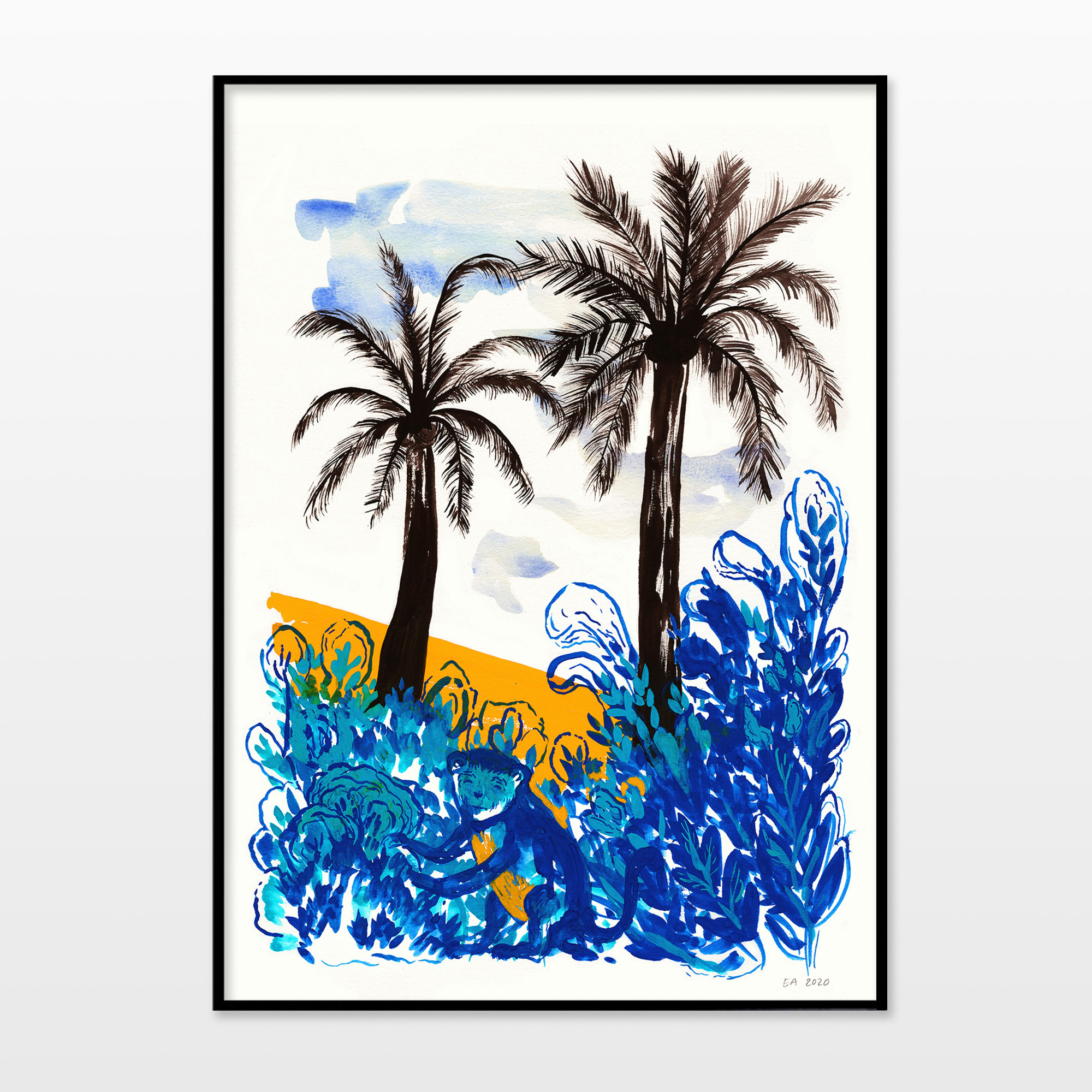 drawings, watercolor-paintings, aesthetic, colorful, family-friendly, figurative, illustrative, landscape, animals, botany, children, nature, wildlife, black, blue, orange, ink, paper, watercolor, beautiful, contemporary-art, danish, decorative, design, interior, interior-design, modern, modern-art, nordic, plants, posters, pretty, scandinavien, Buy original high quality art. Paintings, drawings, limited edition prints & posters by talented artists.