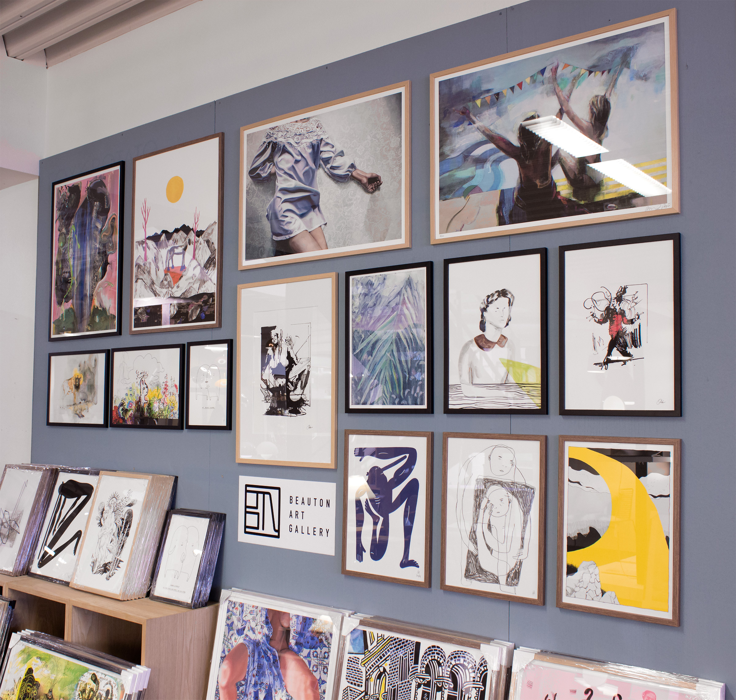 Yoga Exercise II LN Blue | Posters-prints, Giclee-print | Mormor | Beauton Art Gallery posters-prints, giclee-print, family-friendly, figurative, graphical, illustrative, bodies, cartoons, movement, people, sport, blue, ink, paper, amusing, contemporary-art, copenhagen, decorative, design, interior, interior-design, modern, modern-art, posters, prints, Buy original high quality art. Paintings, drawings, limited edition prints & posters by talented artists.