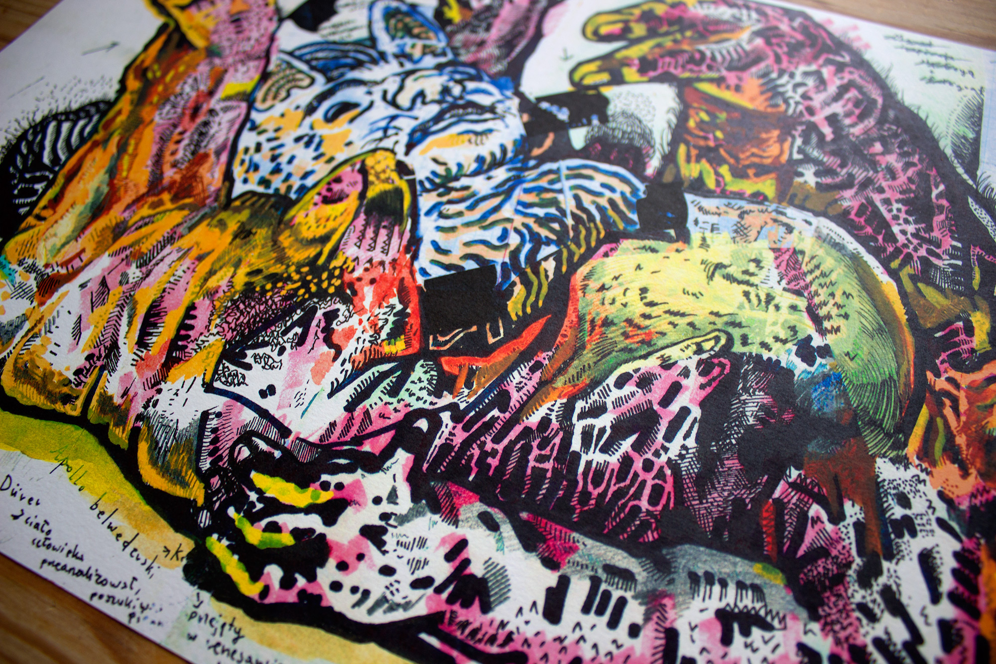 posters-prints, giclee-print, colorful, family-friendly, figurative, graphical, illustrative, animals, cartoons, children, livestock, pets, wildlife, orange, purple, violet, white, yellow, ink, paper, cats, contemporary-art, cute, danish, decorative, design, interior, interior-design, modern, modern-art, nordic, posters, prints, scandinavien, Buy original high quality art. Paintings, drawings, limited edition prints & posters by talented artists.