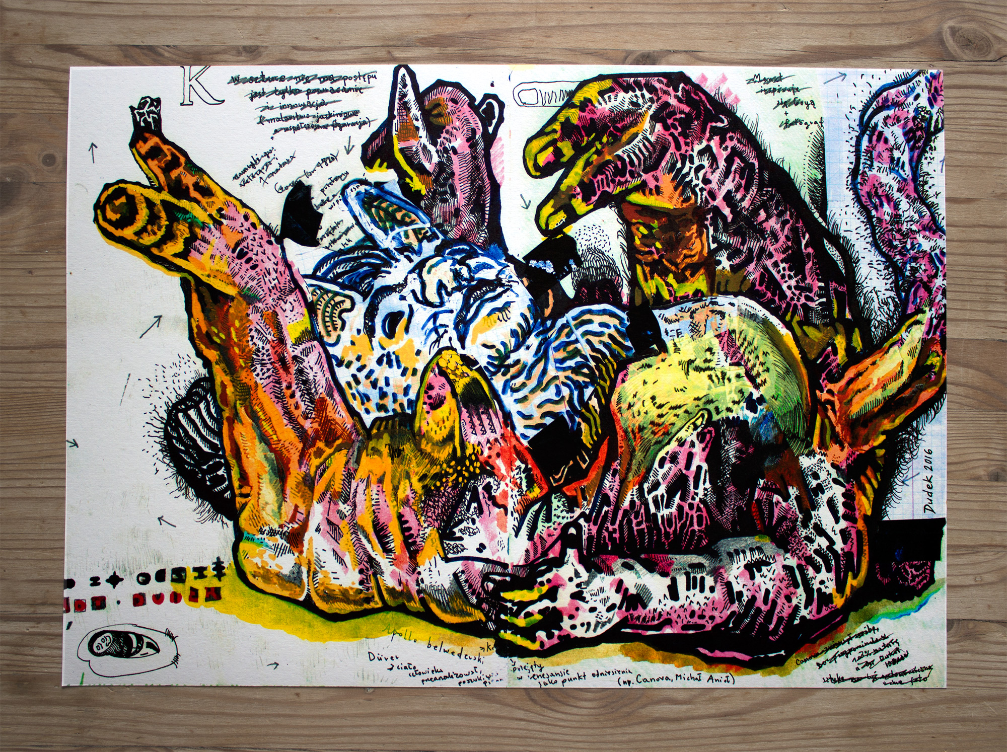 posters-prints, giclee-print, colorful, family-friendly, figurative, graphical, illustrative, animals, cartoons, children, livestock, pets, wildlife, orange, purple, violet, white, yellow, ink, paper, cats, contemporary-art, cute, danish, decorative, design, interior, interior-design, modern, modern-art, nordic, posters, prints, scandinavien, Buy original high quality art. Paintings, drawings, limited edition prints & posters by talented artists.
