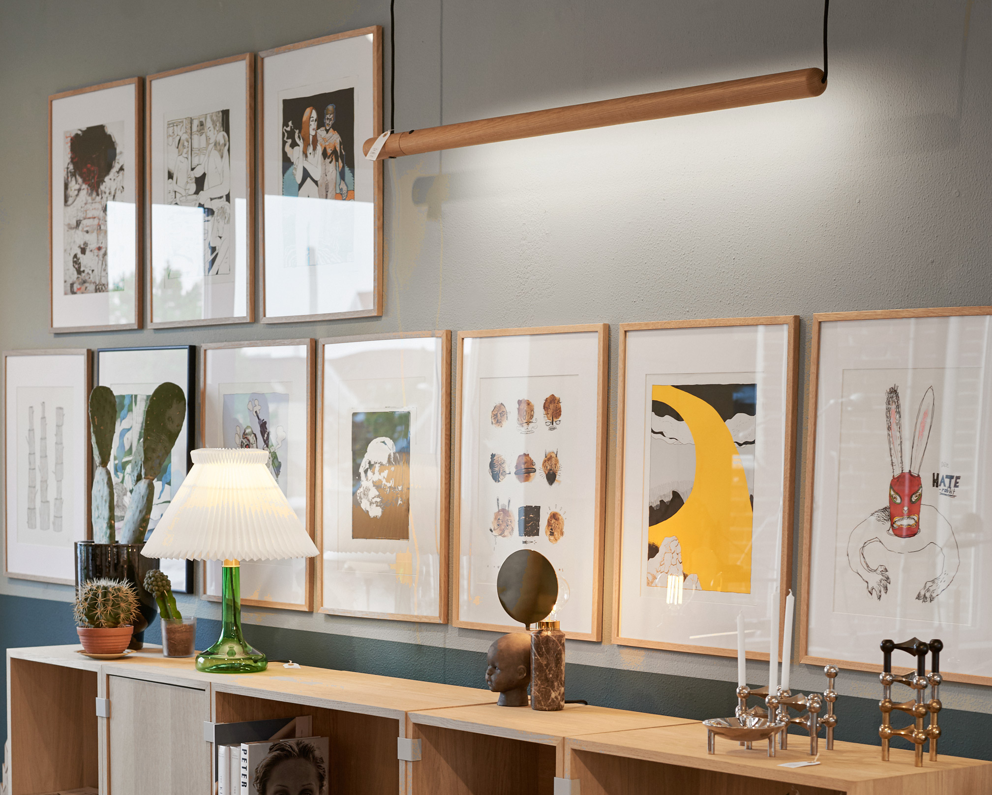 Coffee Mugs #1 | Posters-prints, Giclee-print | Patrick Ringsborg | Beauton Art Gallery posters-prints, giclee-print, abstract, family-friendly, humor, patterns, people, black, brown, white, paper, amusing, contemporary-art, danish, decorative, design, faces, interior, interior-design, modern, modern-art, nordic, posters, prints, scandinavien, Buy original high quality art. Paintings, drawings, limited edition prints & posters by talented artists.