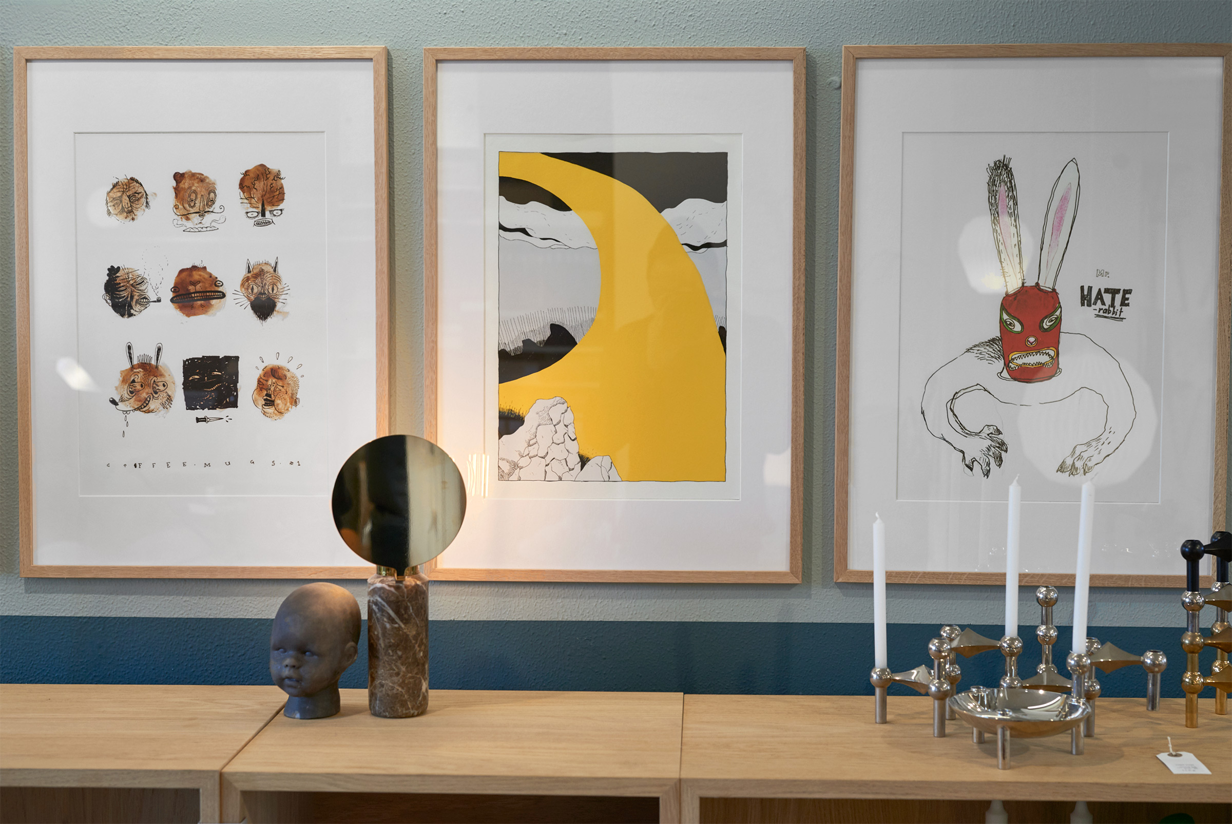 posters-prints, giclee-print, abstract, family-friendly, humor, patterns, people, black, brown, white, paper, amusing, contemporary-art, danish, decorative, design, faces, interior, interior-design, modern, modern-art, nordic, posters, prints, scandinavien, Buy original high quality art. Paintings, drawings, limited edition prints & posters by talented artists.