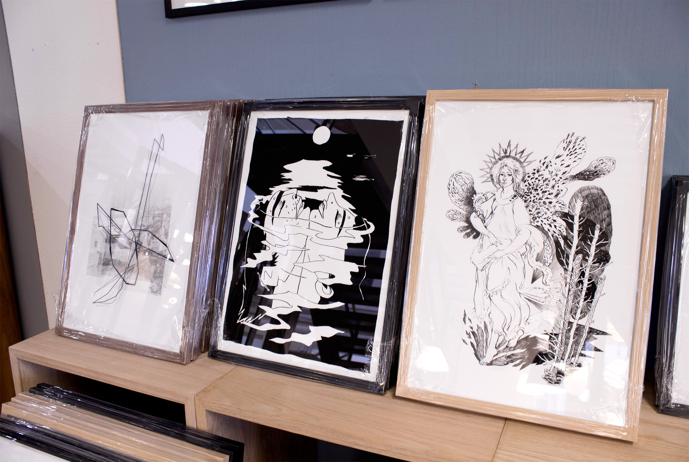 Faces | Posters-prints, Giclee-print | Halfdan Pisket | Beauton Art Gallery posters-prints, giclee-print, expressive, figurative, illustrative, portraiture, bodies, nature, oceans, people, black, white, ink, paper, beautiful, black-and-white, contemporary-art, danish, decorative, design, faces, interior, interior-design, love, modern, modern-art, nordic, posters, scandinavien, water, Buy original high quality art. Paintings, drawings, limited edition prints & posters by talented artists.