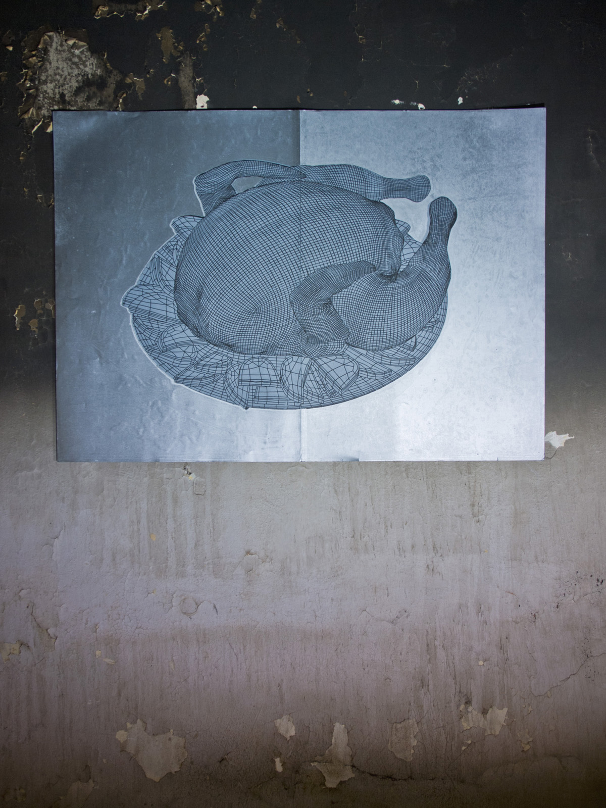 CHICKEN linocut_artistic photography