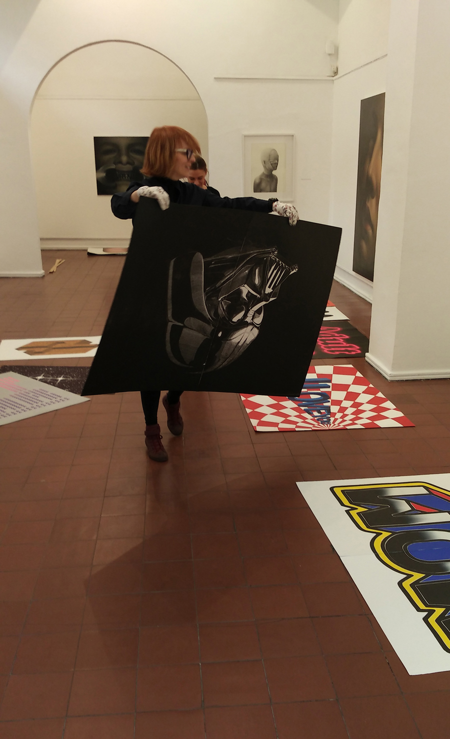 Daddy?! | Art-prints, Linocuts | Marta Banaszak | Beauton Art Gallery art-prints, linocuts, figurative, graphical, monochrome, pop, portraiture, bodies, people, science, technology, black, white, paper, black-and-white, celebrities, conceptual, contemporary-art, danish, design, interior, interior-design, modern, modern-art, nordic, pop-art, scandinavien, urban, Buy original high quality art. Paintings, drawings, limited edition prints & posters by talented artists.