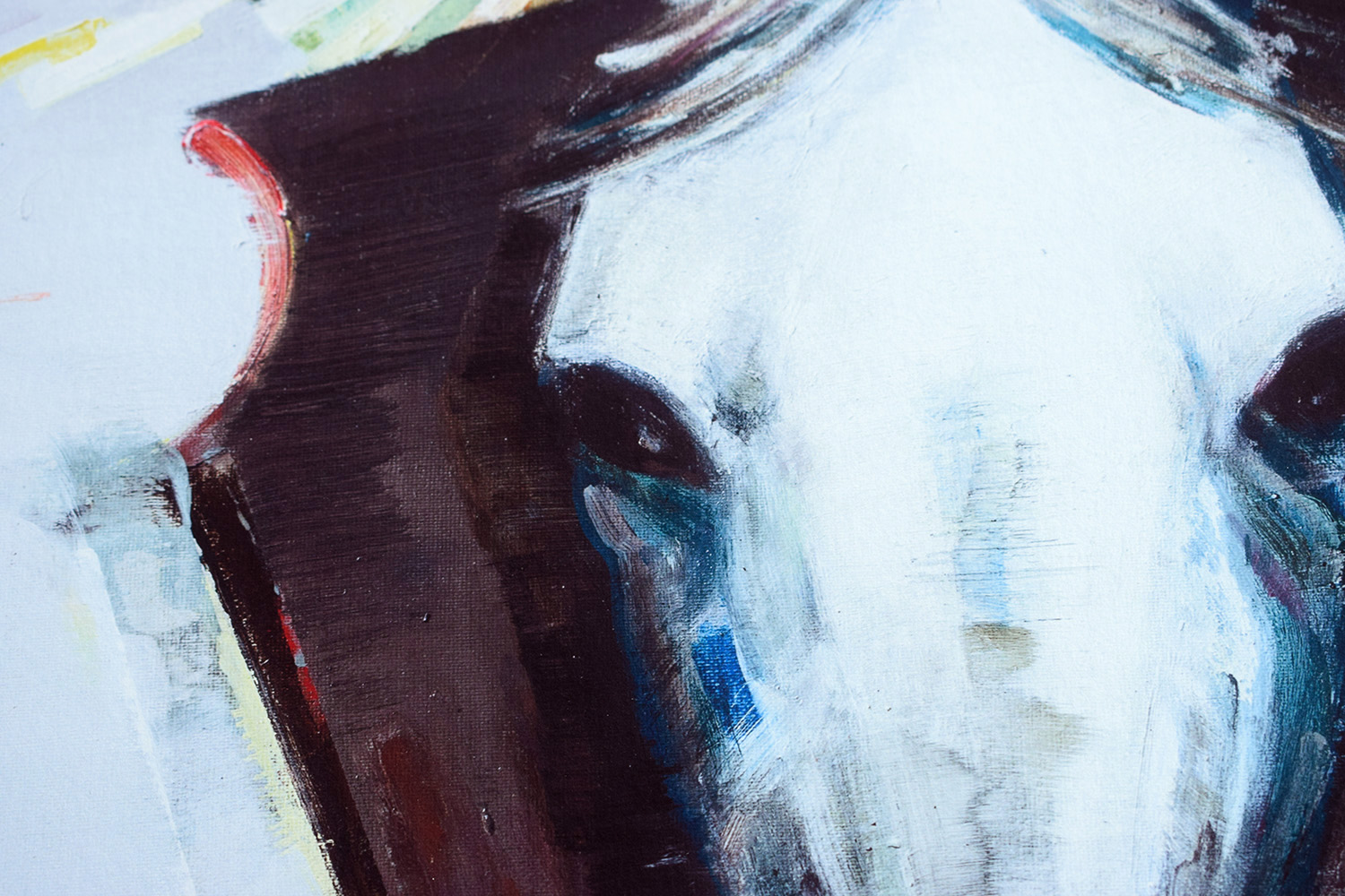 art-prints, gliceé, aesthetic, animals, family-friendly, livestock, brown, grey, white, ink, paper, expressionism, horses, men, Buy original high quality art. Paintings, drawings, limited edition prints & posters by talented artists.