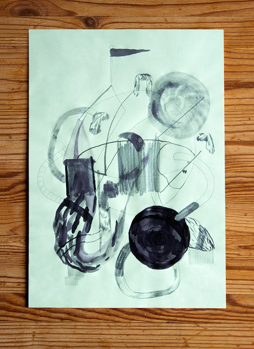 strong and expressive illustrations, talented young artist, online art gallery