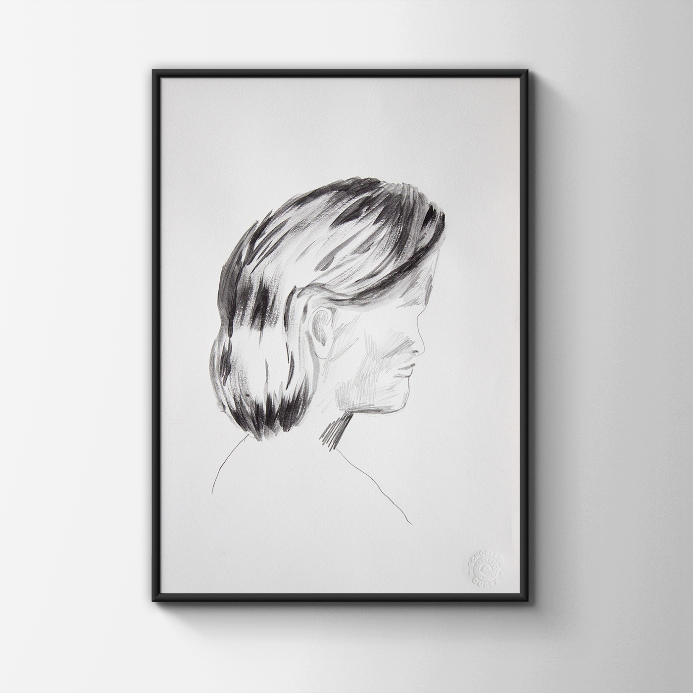 drawings, watercolors, figurative, portraiture, bodies, people, grey, white, paper, pencils, watercolor, copenhagen, danish, decorative, faces, interior, interior-design, scandinavien, Buy original high quality art. Paintings, drawings, limited edition prints & posters by talented artists.