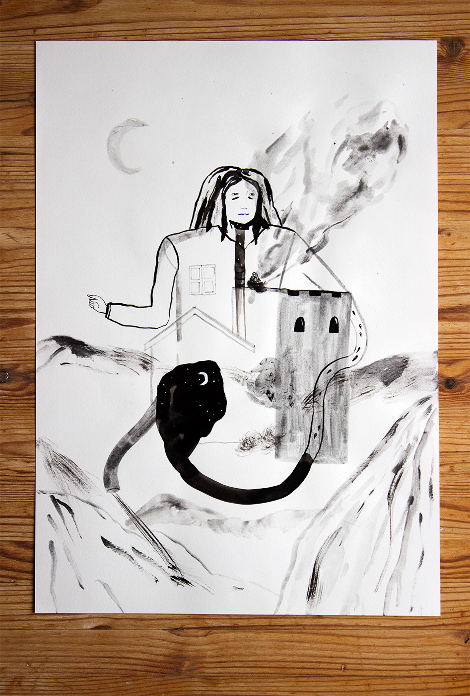 drawings, watercolors, aesthetic, figurative, landscape, portraiture, botany, nature, black, grey, white, charcoal, ink, paper, watercolor, decorative, houses, interior, interior-design, mountains, scenery, Buy original high quality art. Paintings, drawings, limited edition prints & posters by talented artists.
