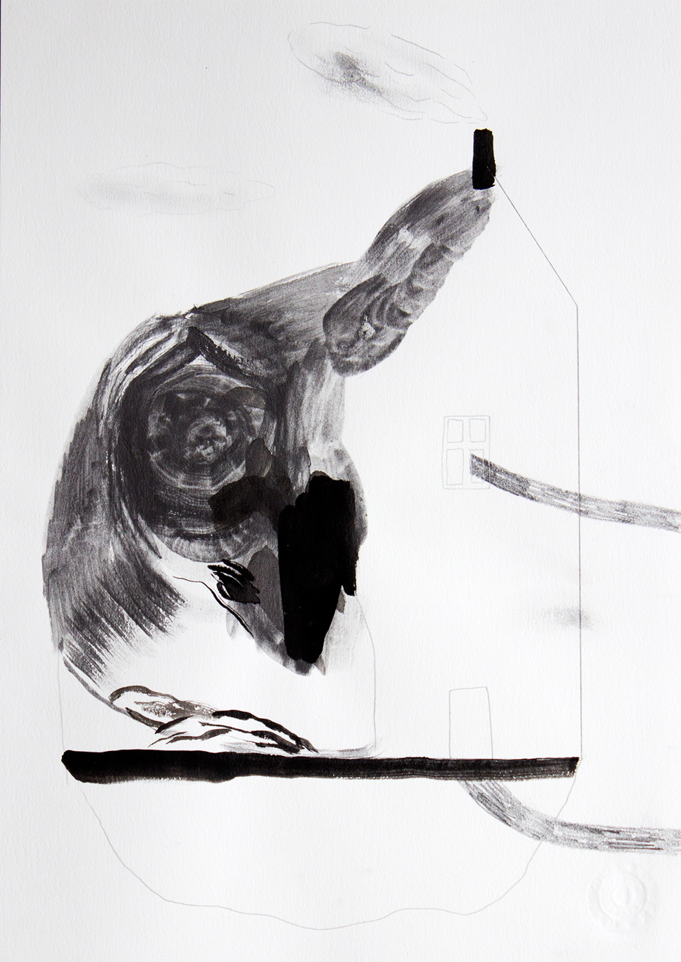 strong and expressive illustrations, talented young artist, online art gallery