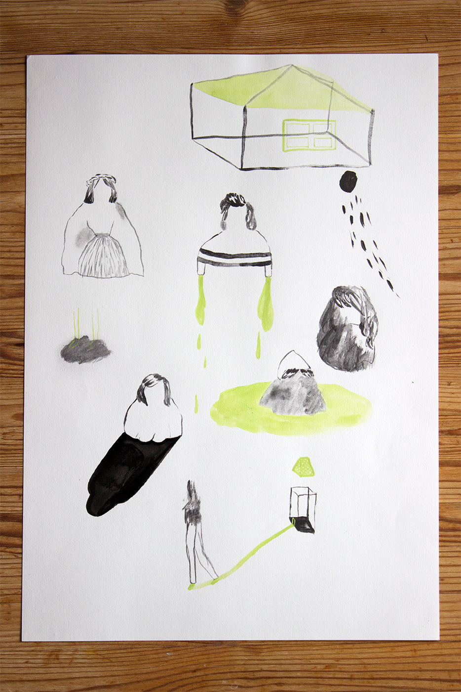 drawings, watercolors, figurative, geometric, portraiture, architecture, people, black, neon, artliner, paper, watercolor, abstract-forms, architectural, beautiful, decorative, faces, houses, interior, interior-design, pretty, Buy original high quality art. Paintings, drawings, limited edition prints & posters by talented artists.