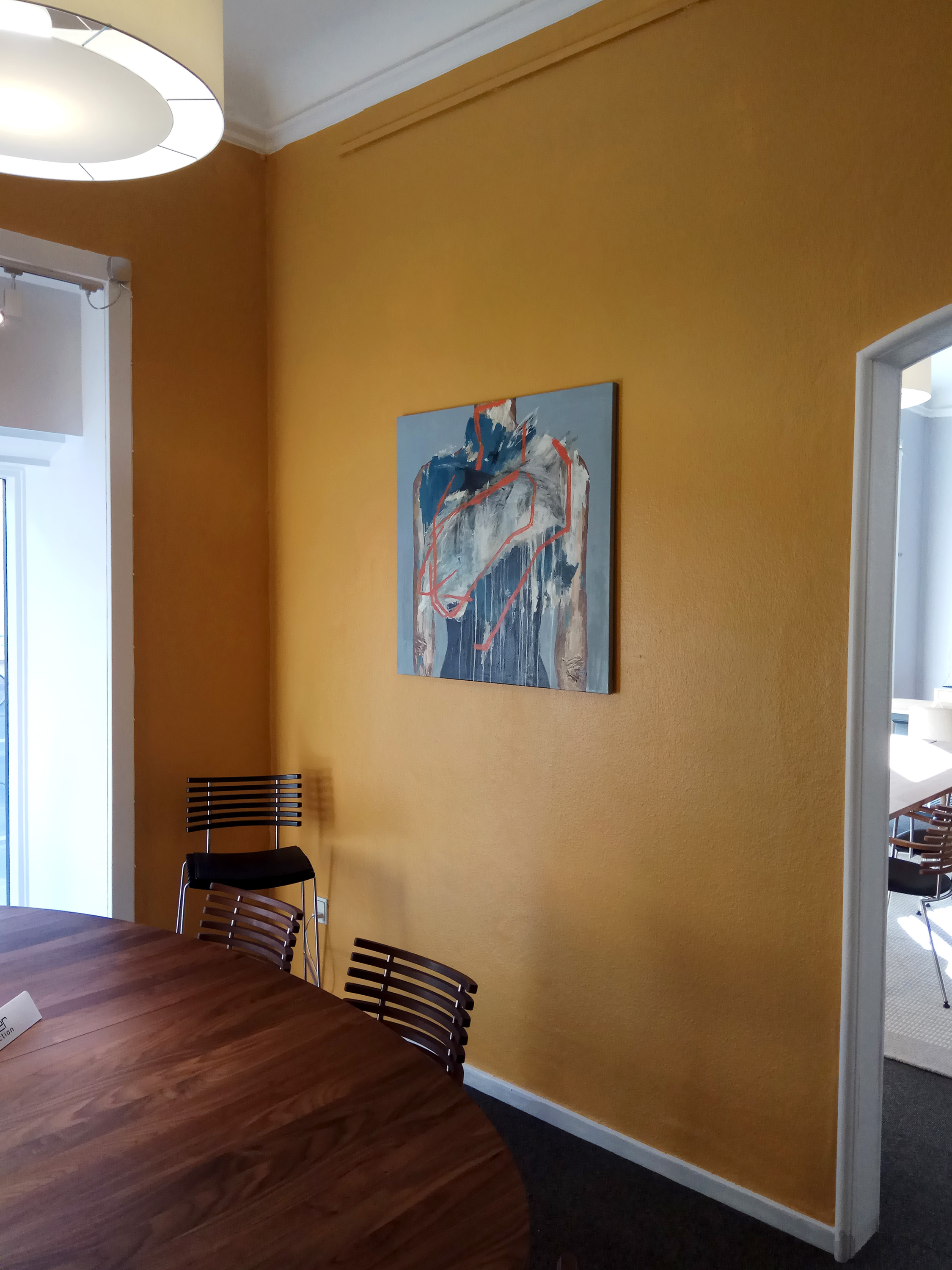 Forward III | Paintings | Rose Marie Brøgger | Beauton Art Gallery paintings, colorful, expressive, figurative, bodies, people, blue, brown, orange, acrylic, cotton-canvas, abstract-forms, contemporary-art, copenhagen, danish, decorative, design, interior, interior-design, modern, modern-art, nordic, scandinavien, Buy original high quality art. Paintings, drawings, limited edition prints & posters by talented artists.