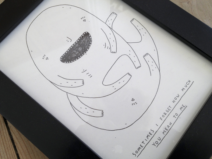 drawings, family-friendly, graphical, minimalistic, pop, humor, moods, black, white, ink, paper, amusing, danish, decorative, design, interior, interior-design, love, modern, modern-art, nordic, romantic, scandinavien, street-art, Buy original high quality art. Paintings, drawings, limited edition prints & posters by talented artists.