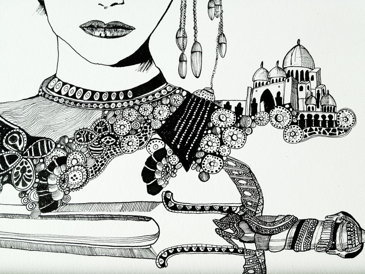illustration. Expressive modern art. animals. talented artists, online art gallery.