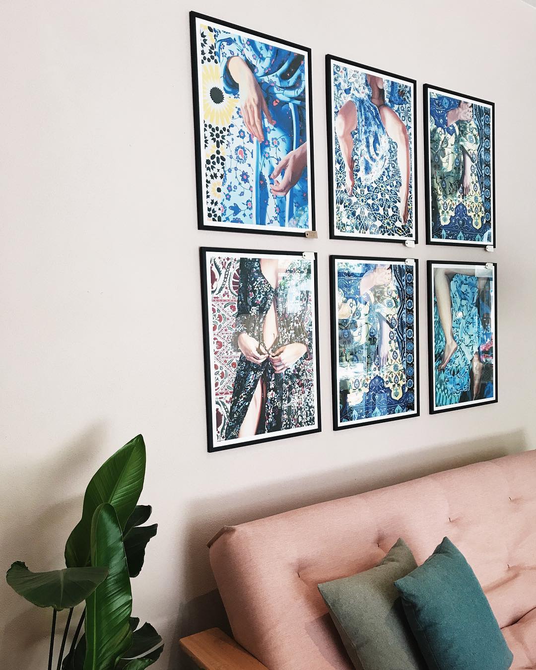 Act of Pattern, Studium | Posters-prints, Giclee-print | Aleksandra Kalisz | Beauton Art Gallery posters-prints, giclee-print, colorful, figurative, graphical, portraiture, bodies, patterns, religion, beige, blue, red, white, yellow, ink, paper, beautiful, contemporary-art, danish, decorative, design, female, flowers, interior, interior-design, love, natural, naturalism, nordic, romantic, scandinavien, vivid, women, Buy original high quality art. Paintings, drawings, limited edition prints & posters by talented artists.