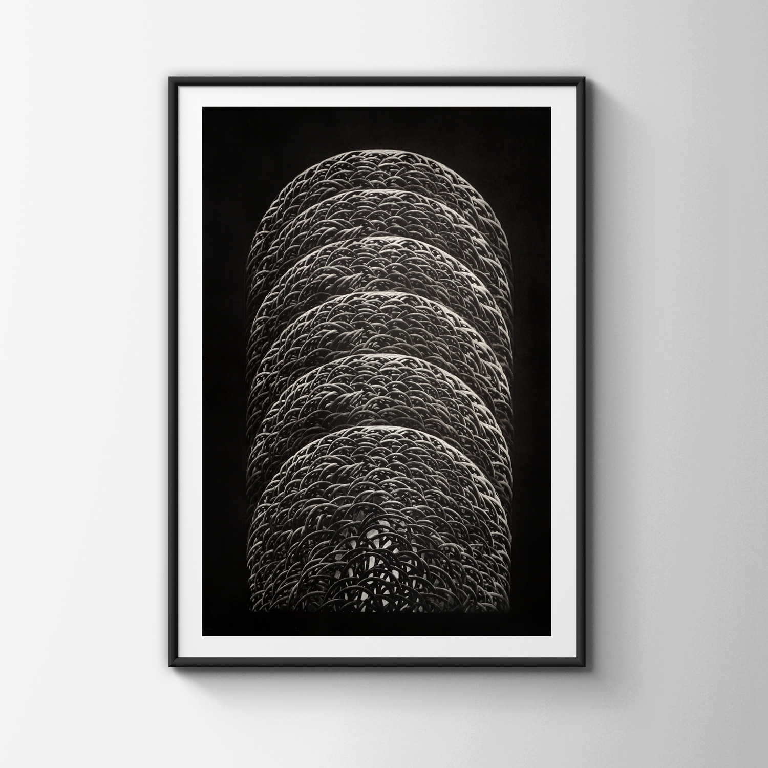 Perpetuum Mobile LIII | Art-prints, Engravings | Tomasz Winiarski | Beauton Art Gallery art-prints, engravings, abstract, aesthetic, monochrome, architecture, patterns, black, grey, white, ink, paper, abstract-forms, autumn, danish, decorative, design, interior, interior-design, nordic, scandinavien, Buy original high quality art. Paintings, drawings, limited edition prints & posters by talented artists.